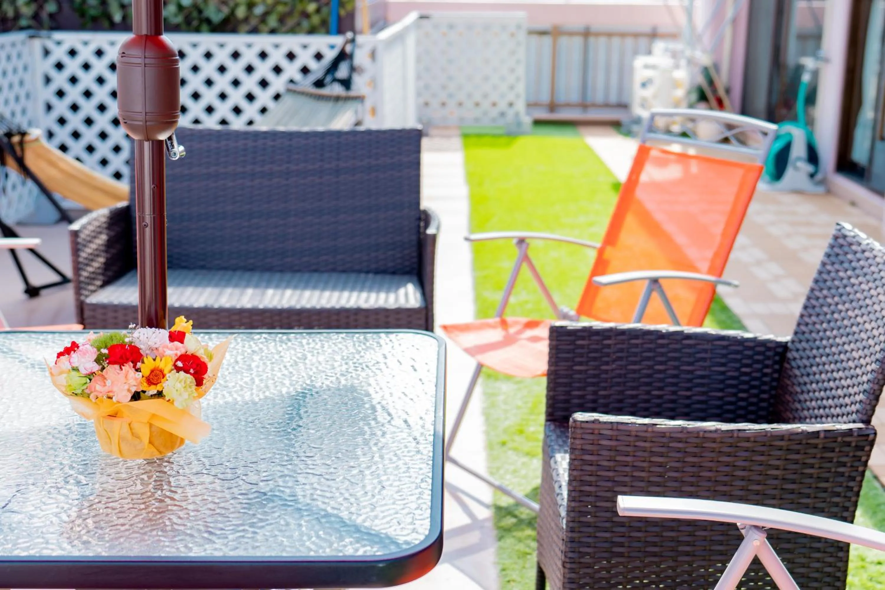 Balcony/Terrace in Terrace House Tsubokawa