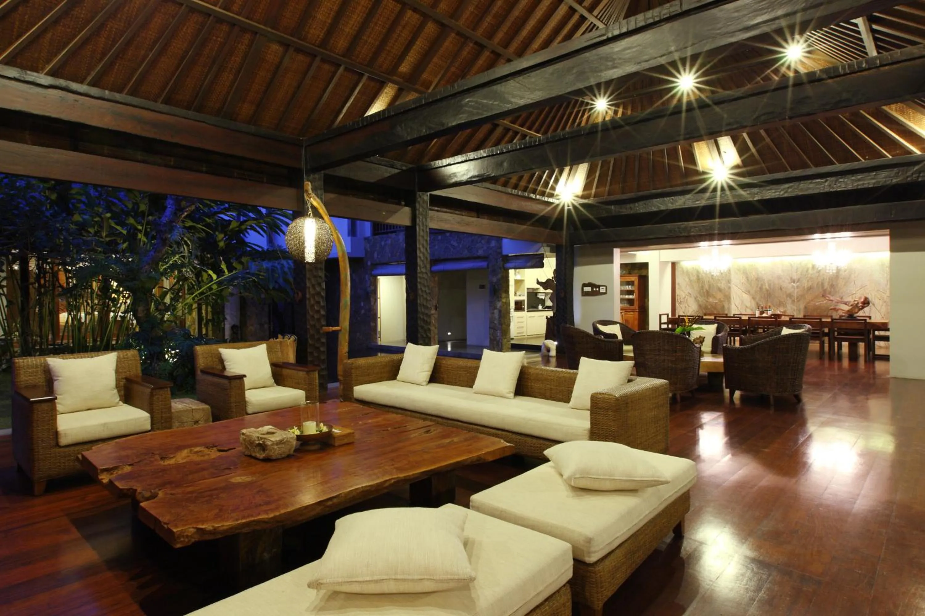 Living room in Swarapadi Villa