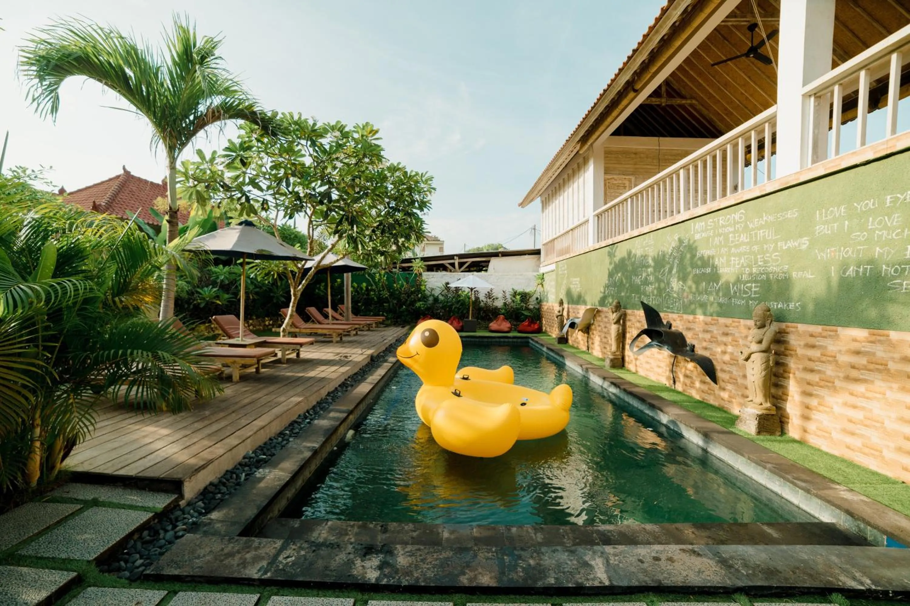 Swimming pool in The Canda Villa