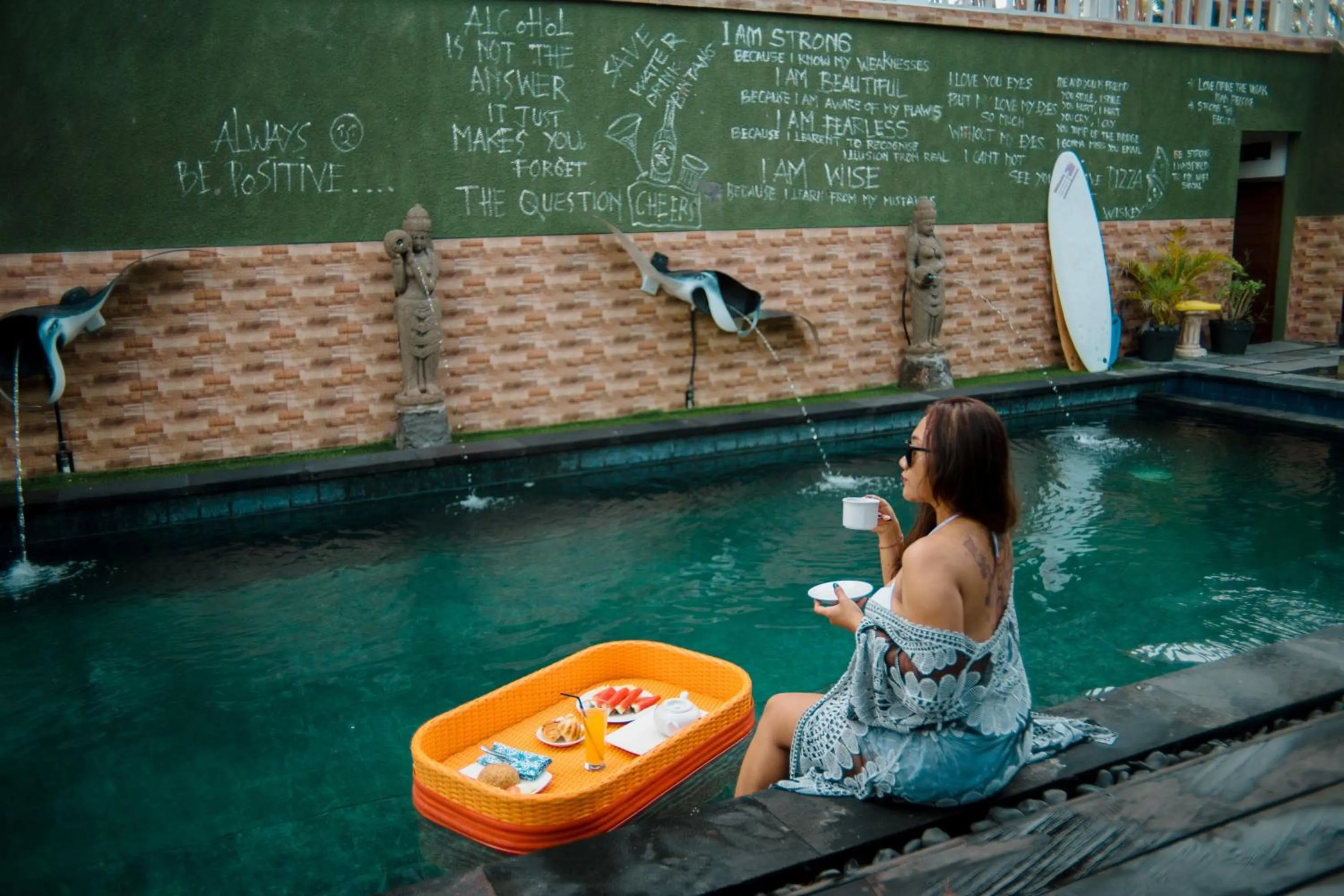 Swimming pool in The Canda Villa