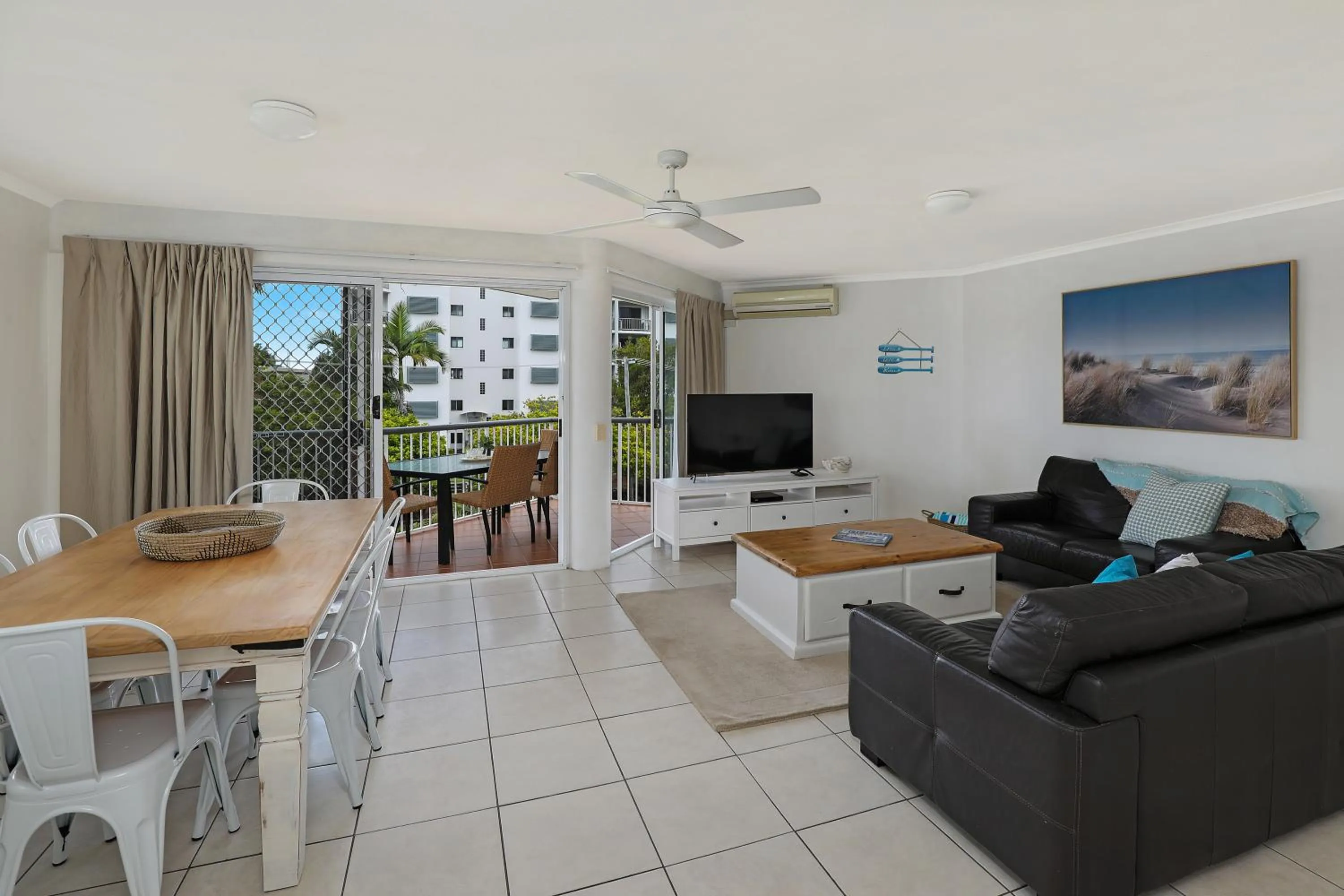 Living room in Dockside Apartments Mooloolaba