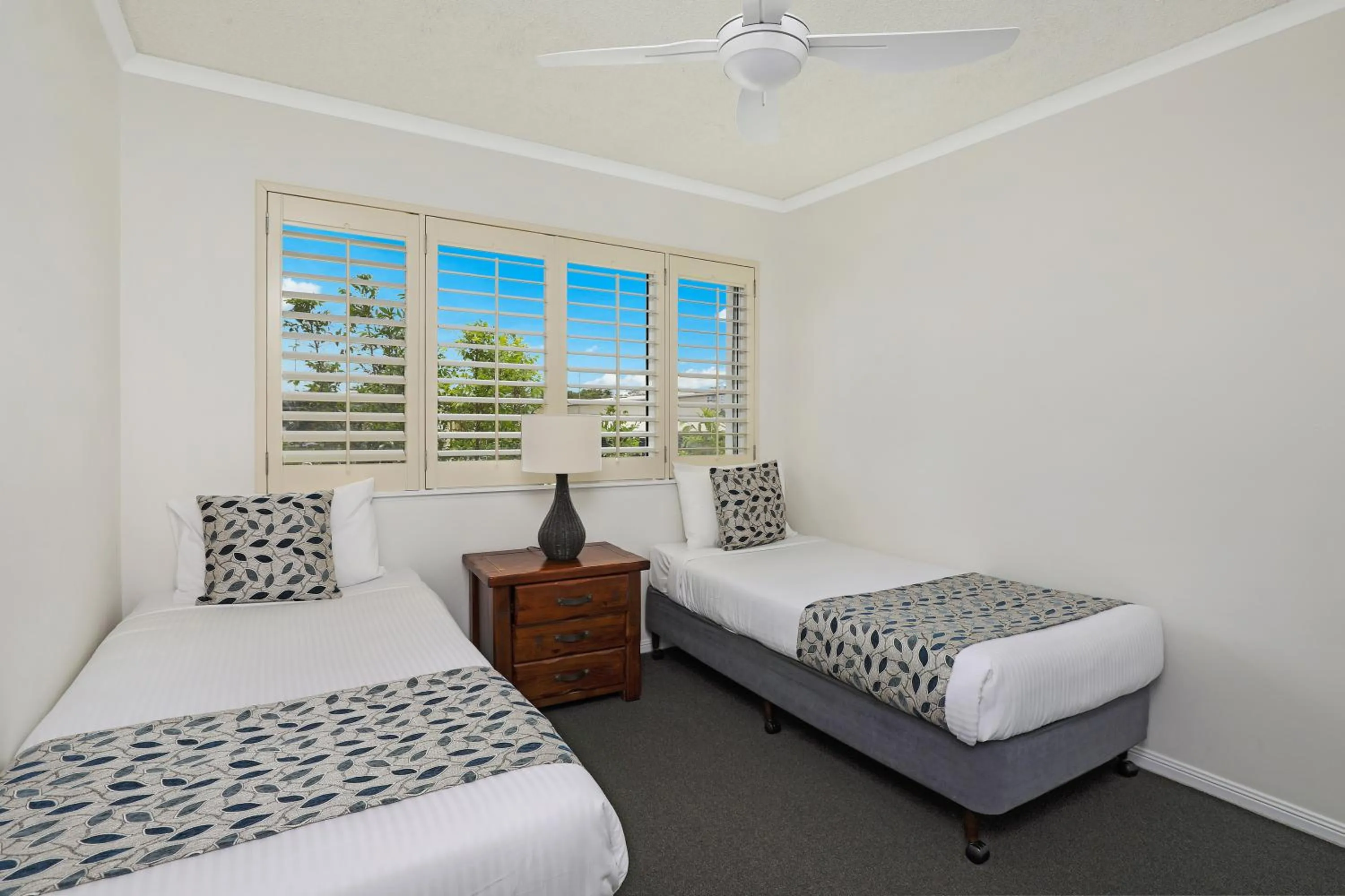 Bedroom, Bed in Dockside Apartments Mooloolaba