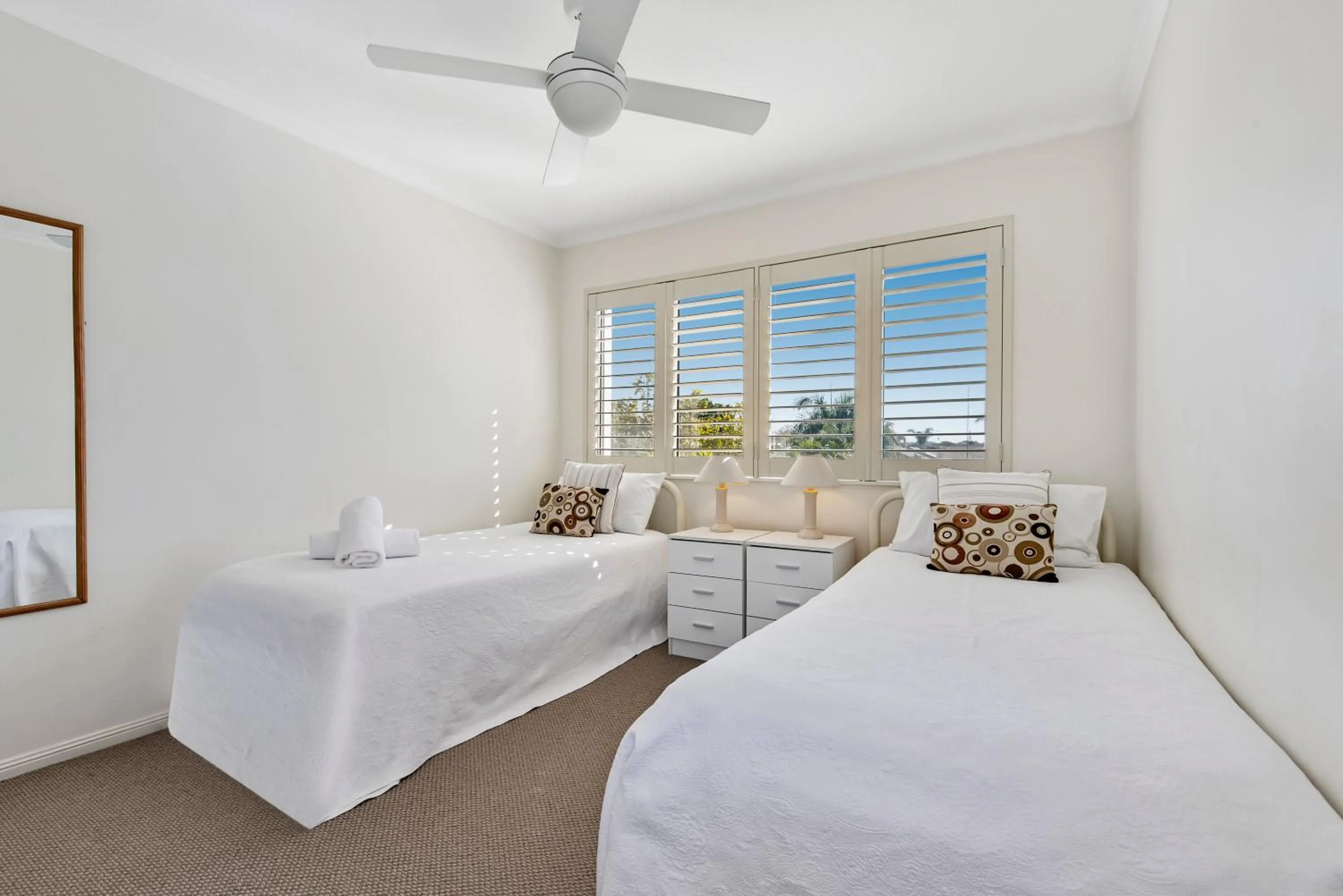 Bed in Dockside Apartments Mooloolaba