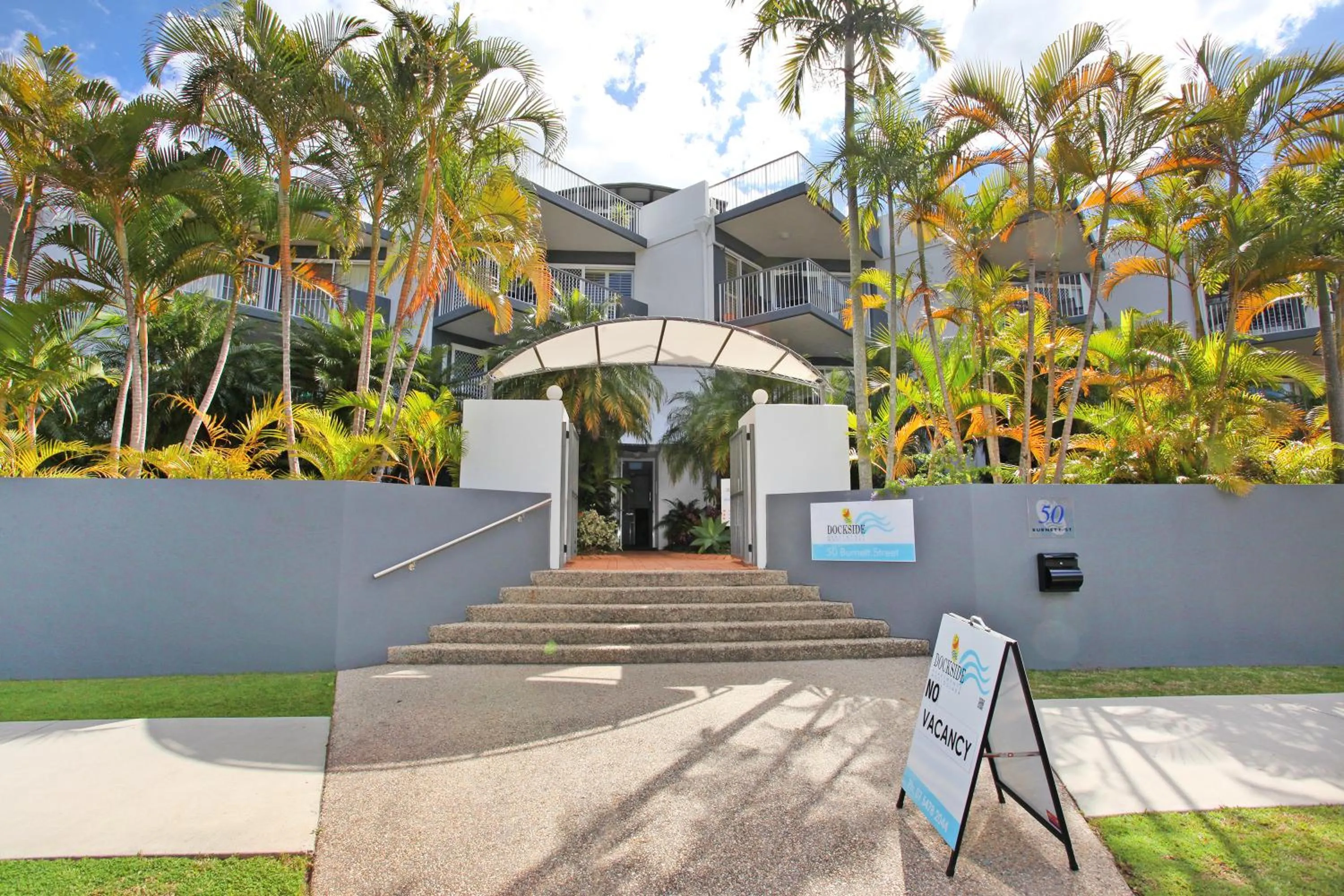 Facade/entrance in Dockside Apartments Mooloolaba