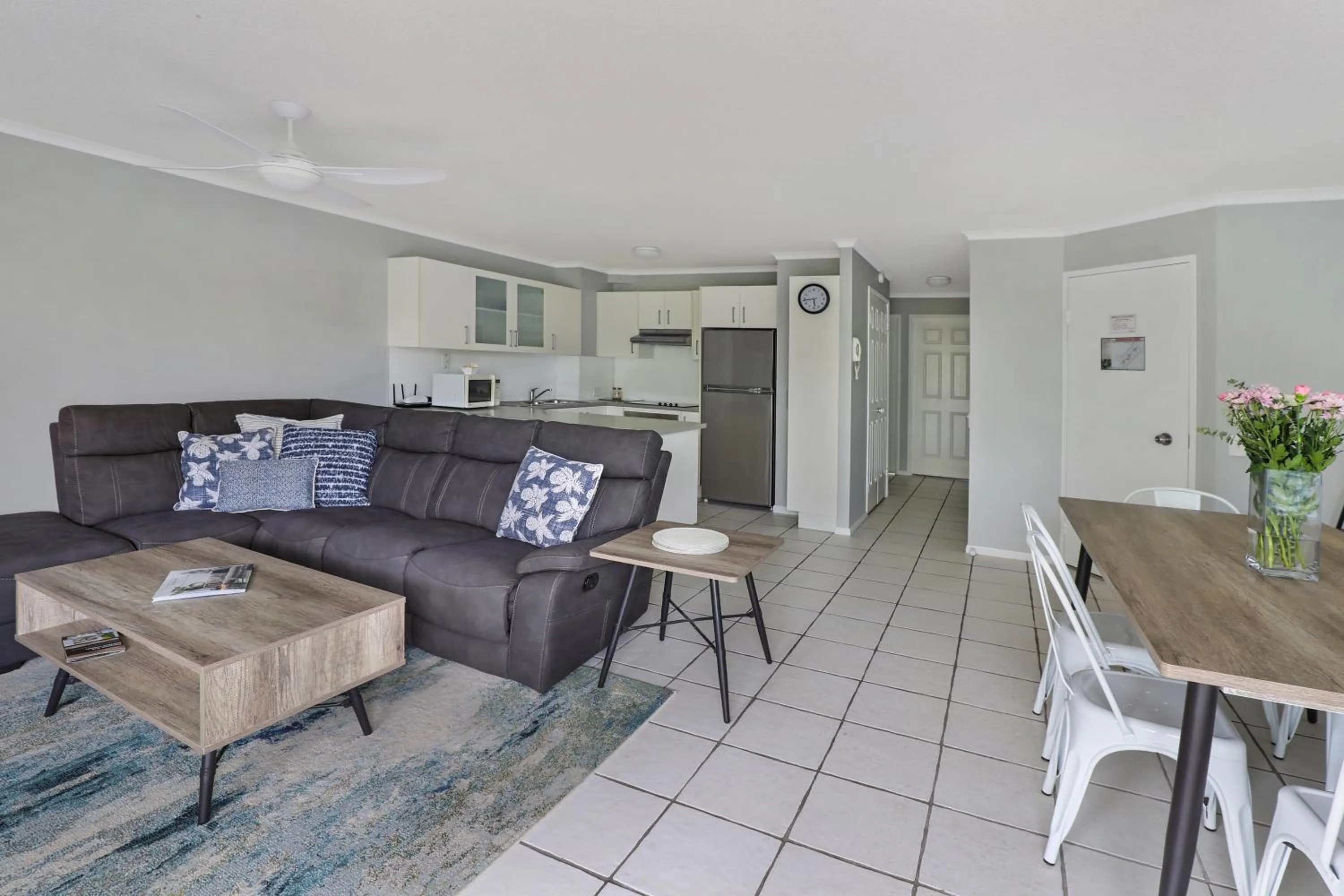 Living room in Dockside Apartments Mooloolaba