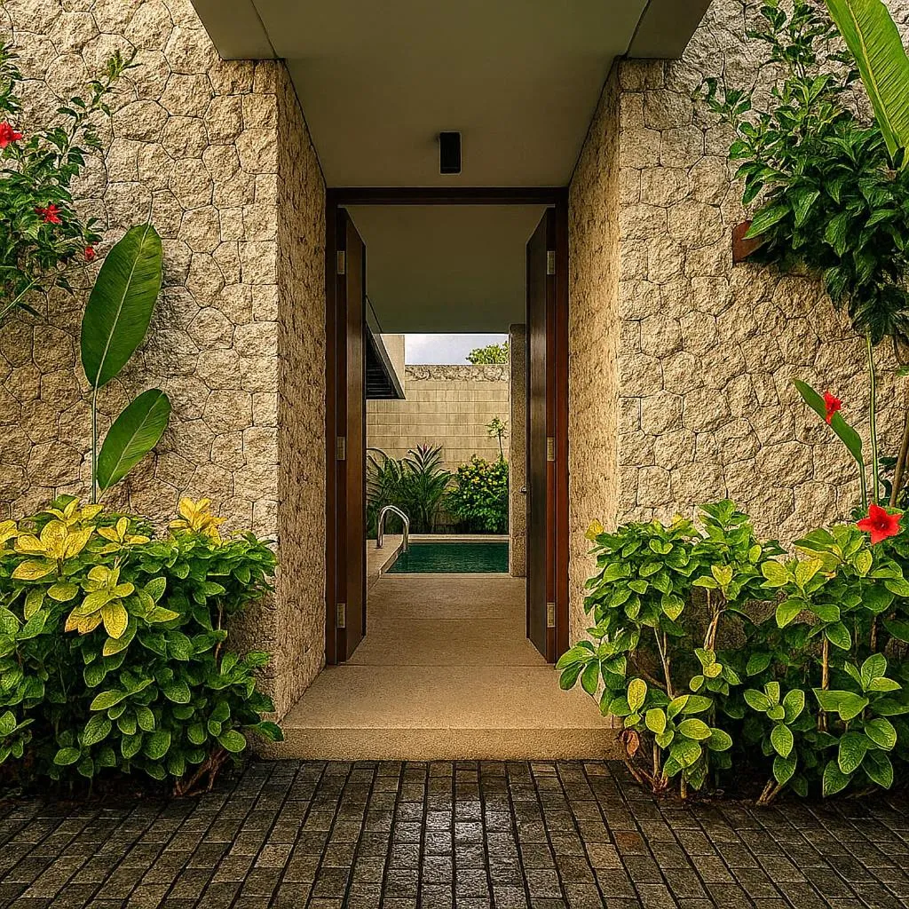 Facade/entrance in Akhyana Village