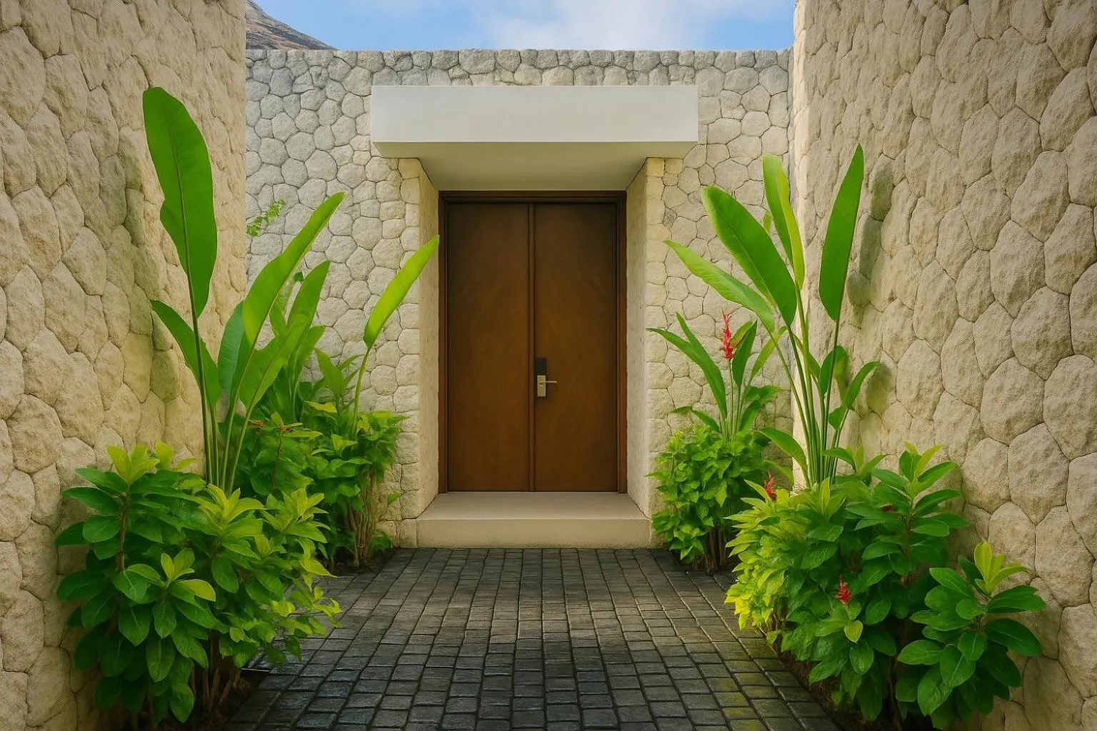 Facade/entrance in Akhyana Village