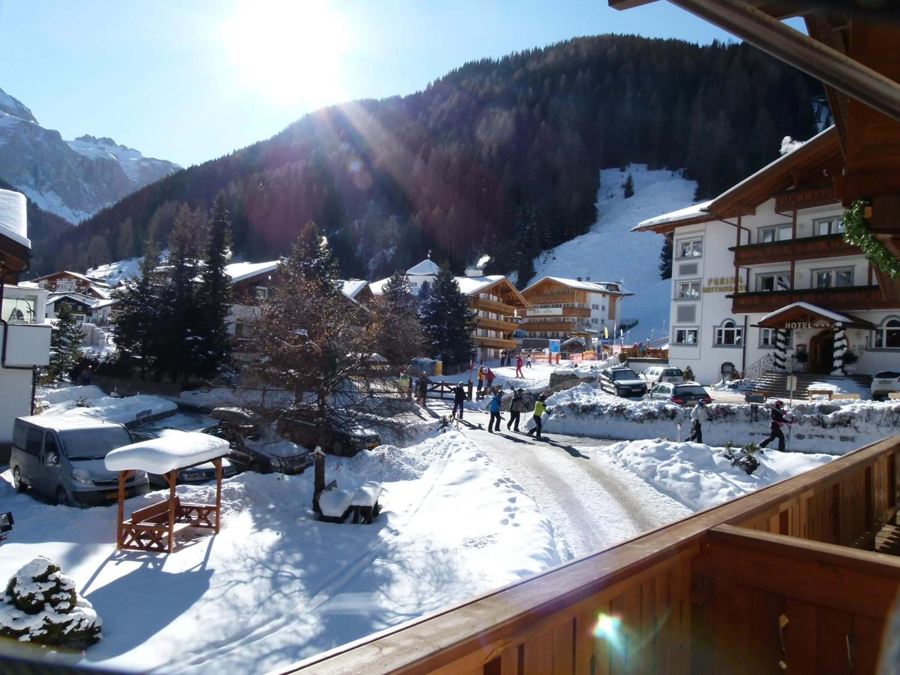 Bird's eye view in Chalet Elisabeth dolomites alpin & charme