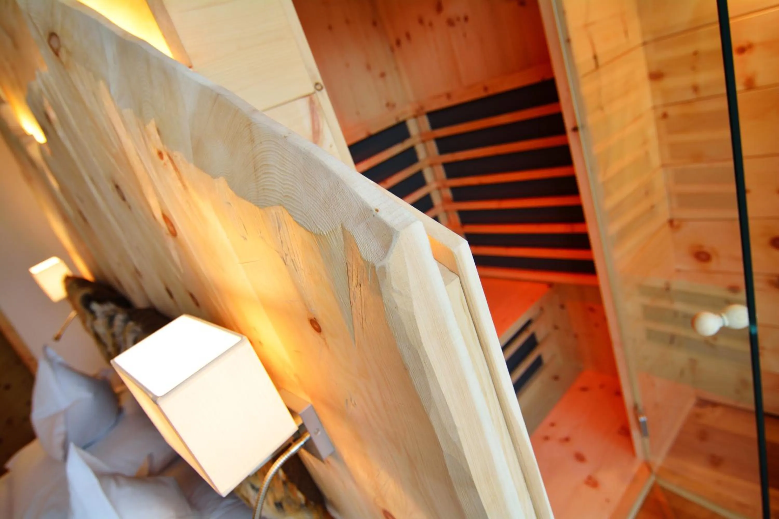 Sauna in Chalet Elisabeth dolomites alpin & charme