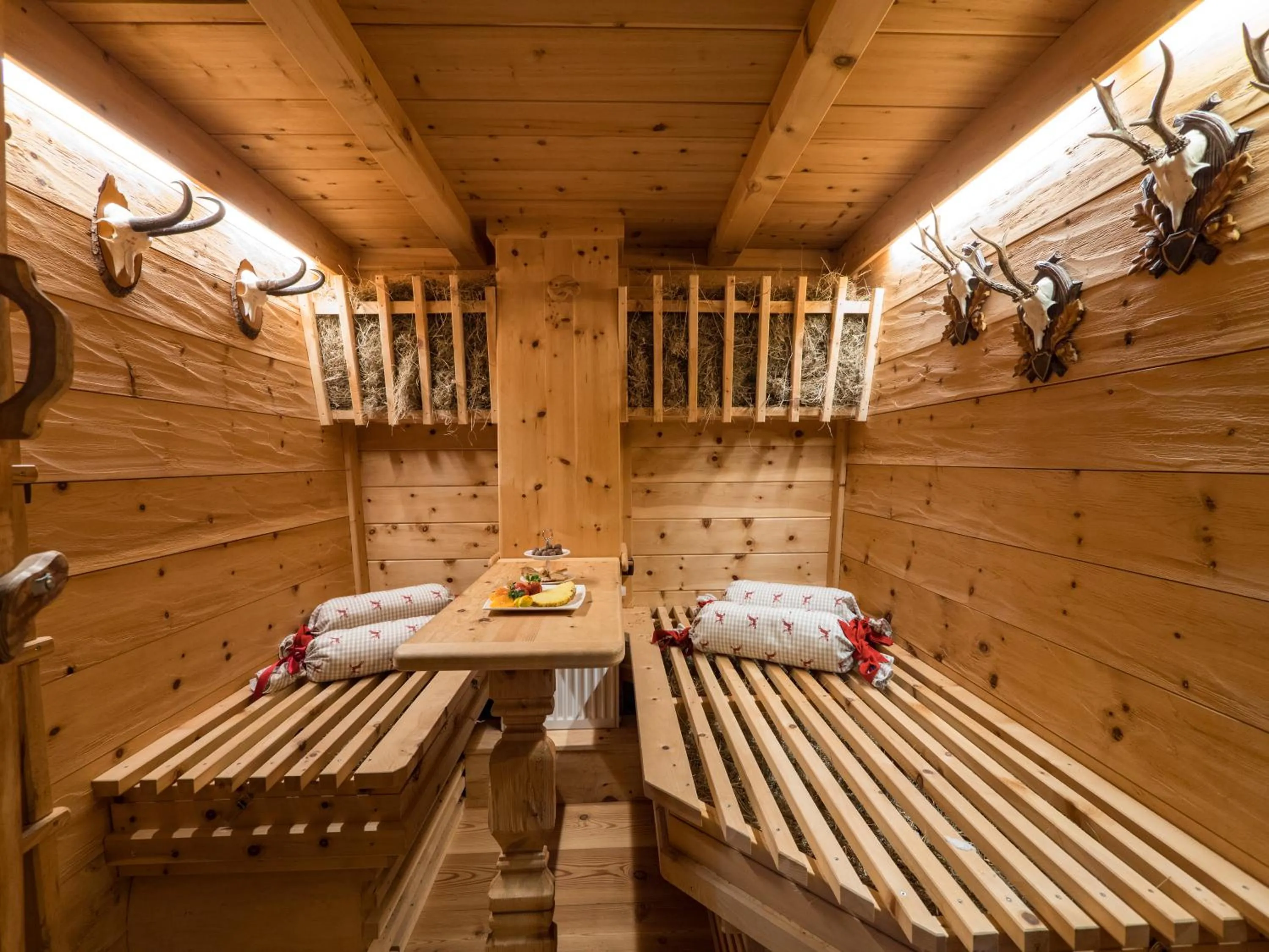 Sauna in Chalet Elisabeth dolomites alpin & charme
