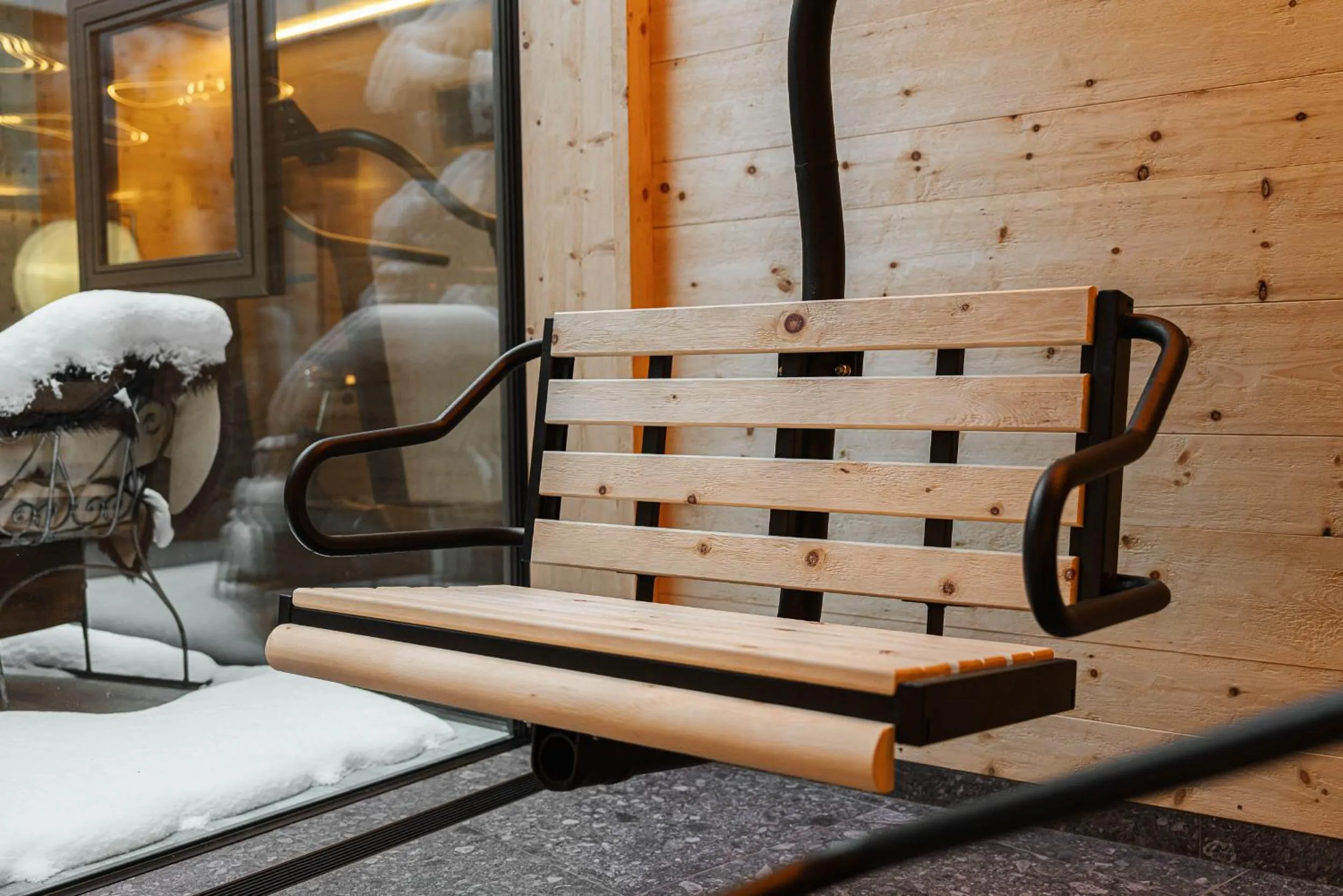 Sauna in Chalet Elisabeth dolomites alpin & charme