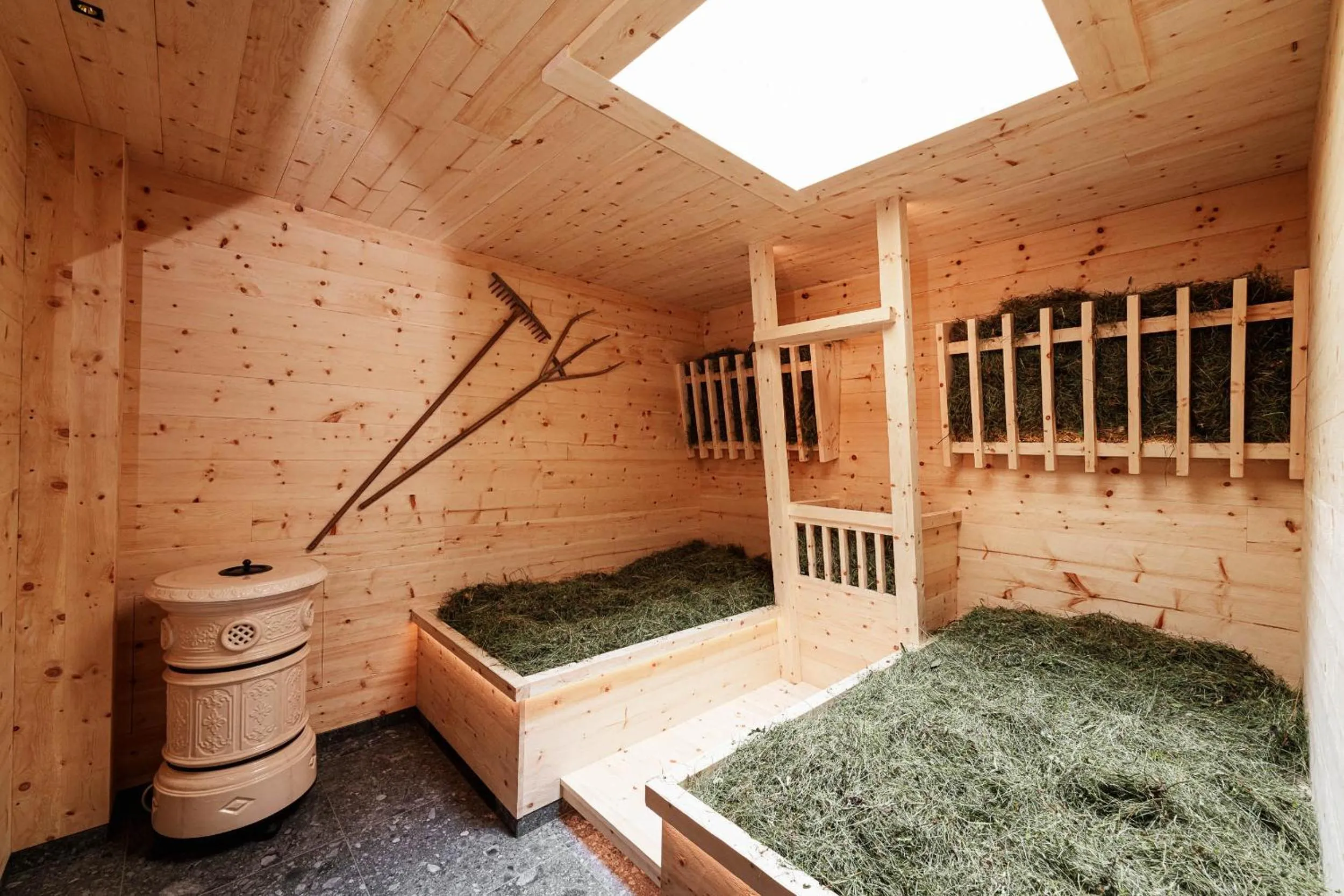 Sauna in Chalet Elisabeth dolomites alpin & charme