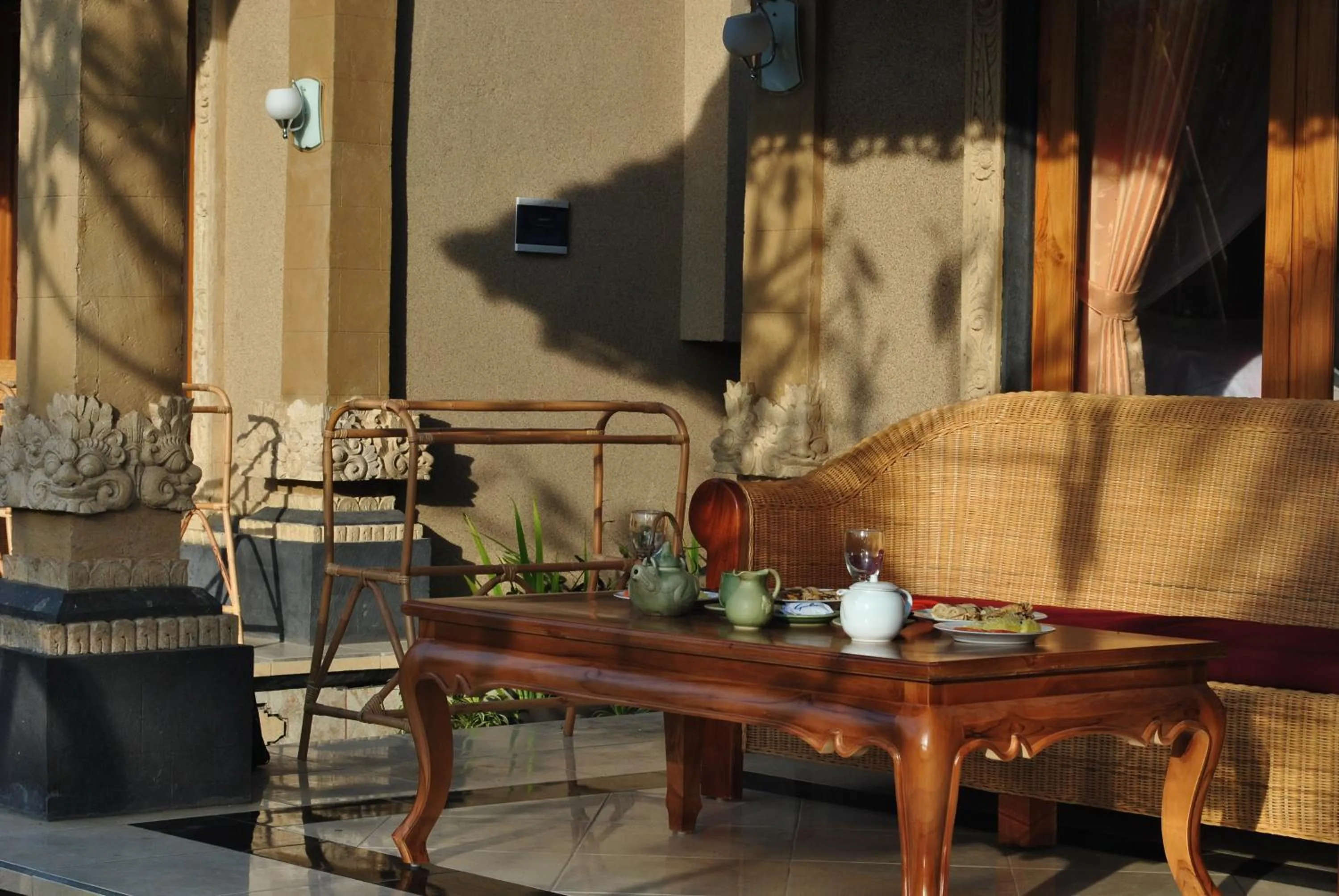 Balcony/Terrace in Trijaya Guest House Pemuteran