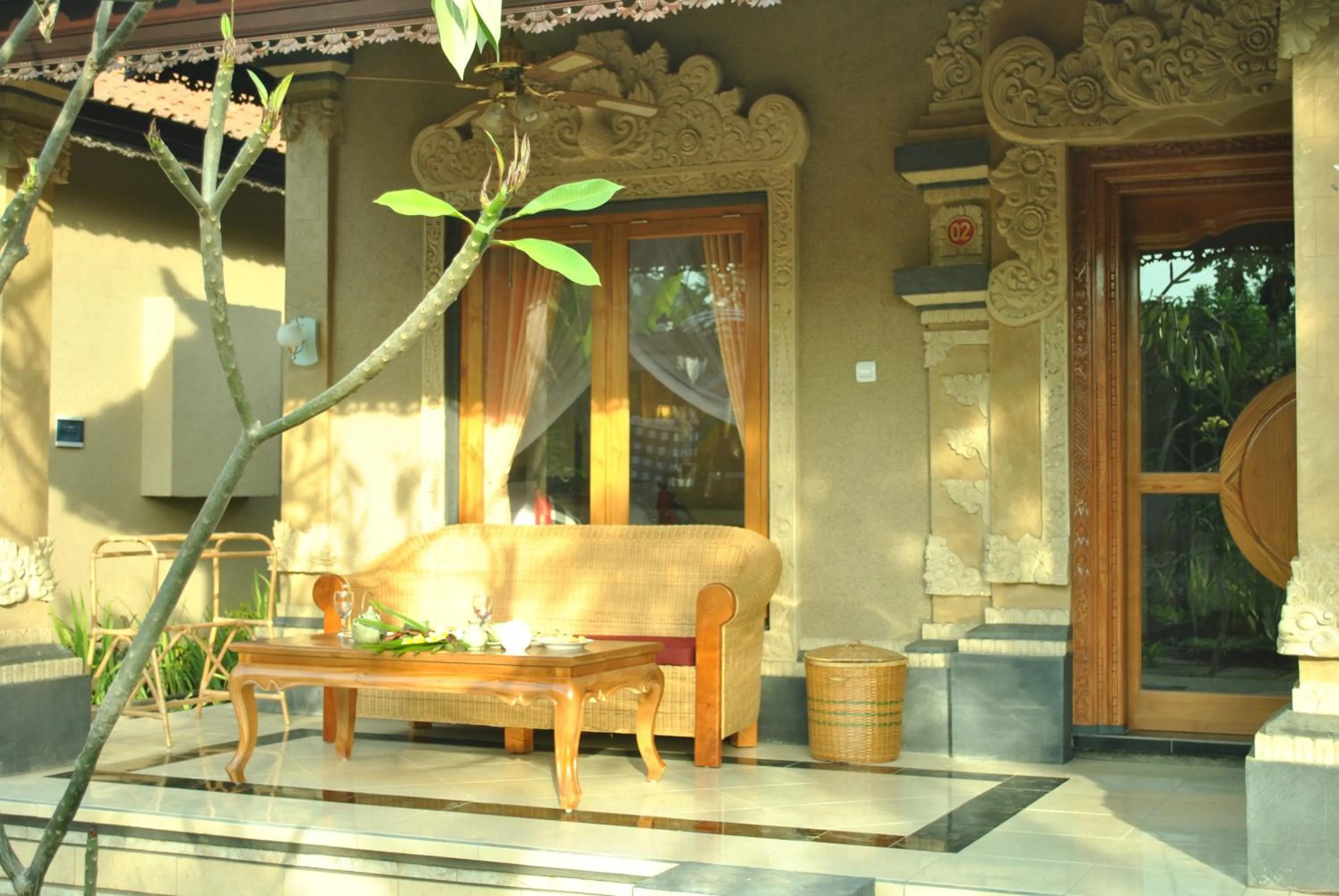 Balcony/Terrace in Trijaya Guest House Pemuteran