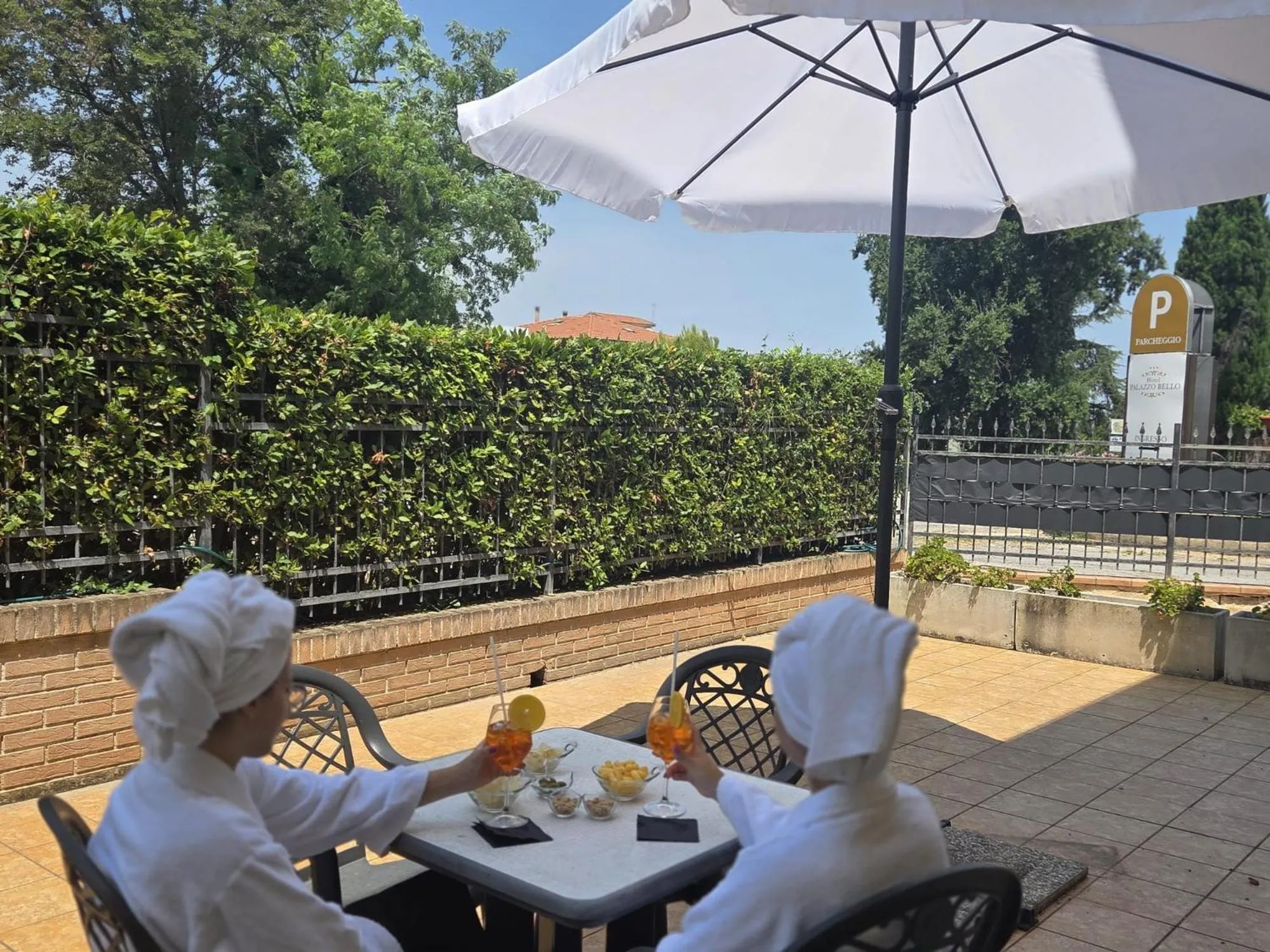 Patio in Hotel Palazzo Bello