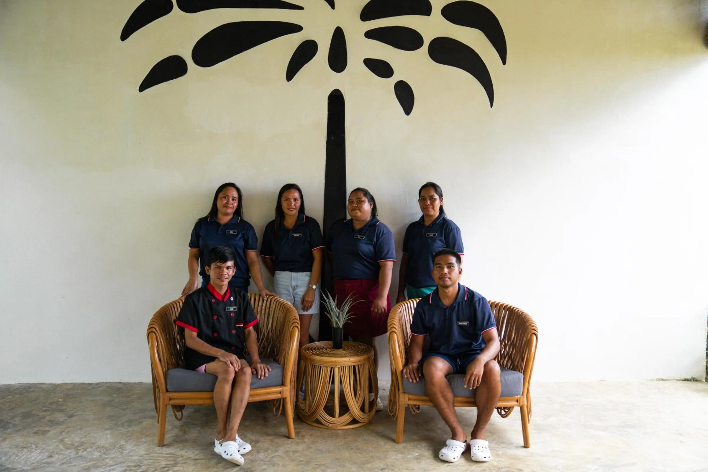Staff in Bamboo Surf Beach