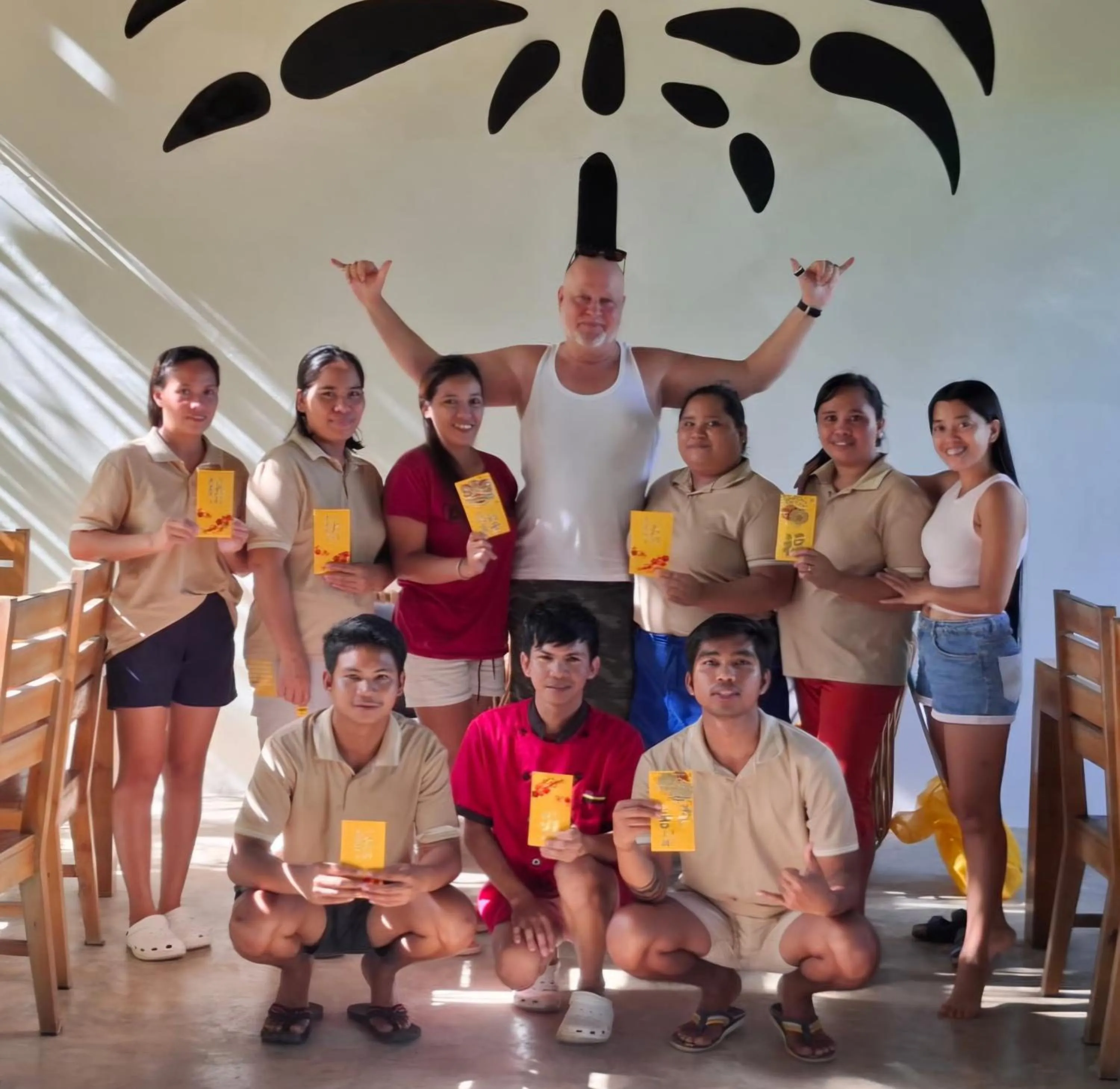 Staff in Bamboo Surf Beach
