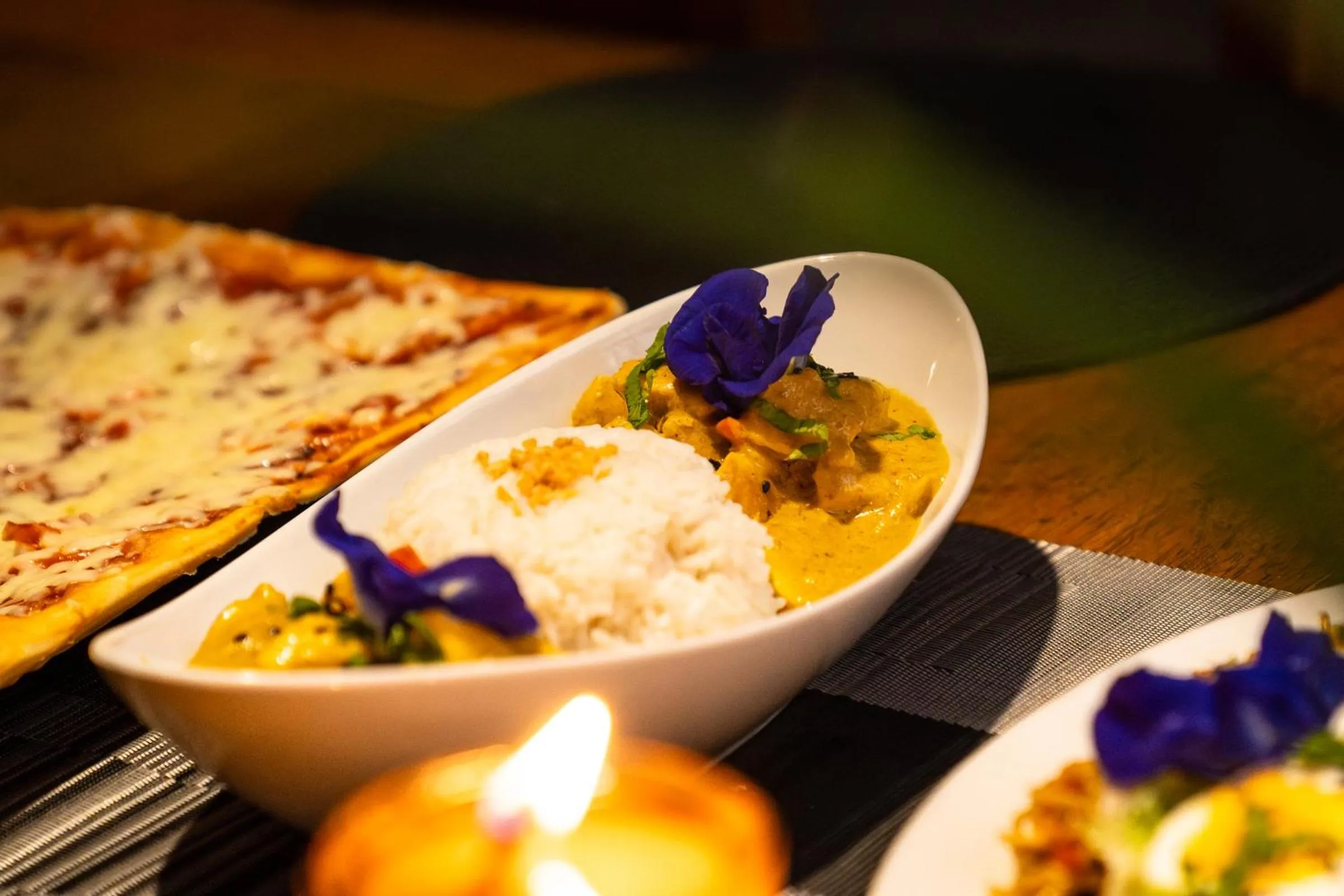 Dinner in Bamboo Surf Beach