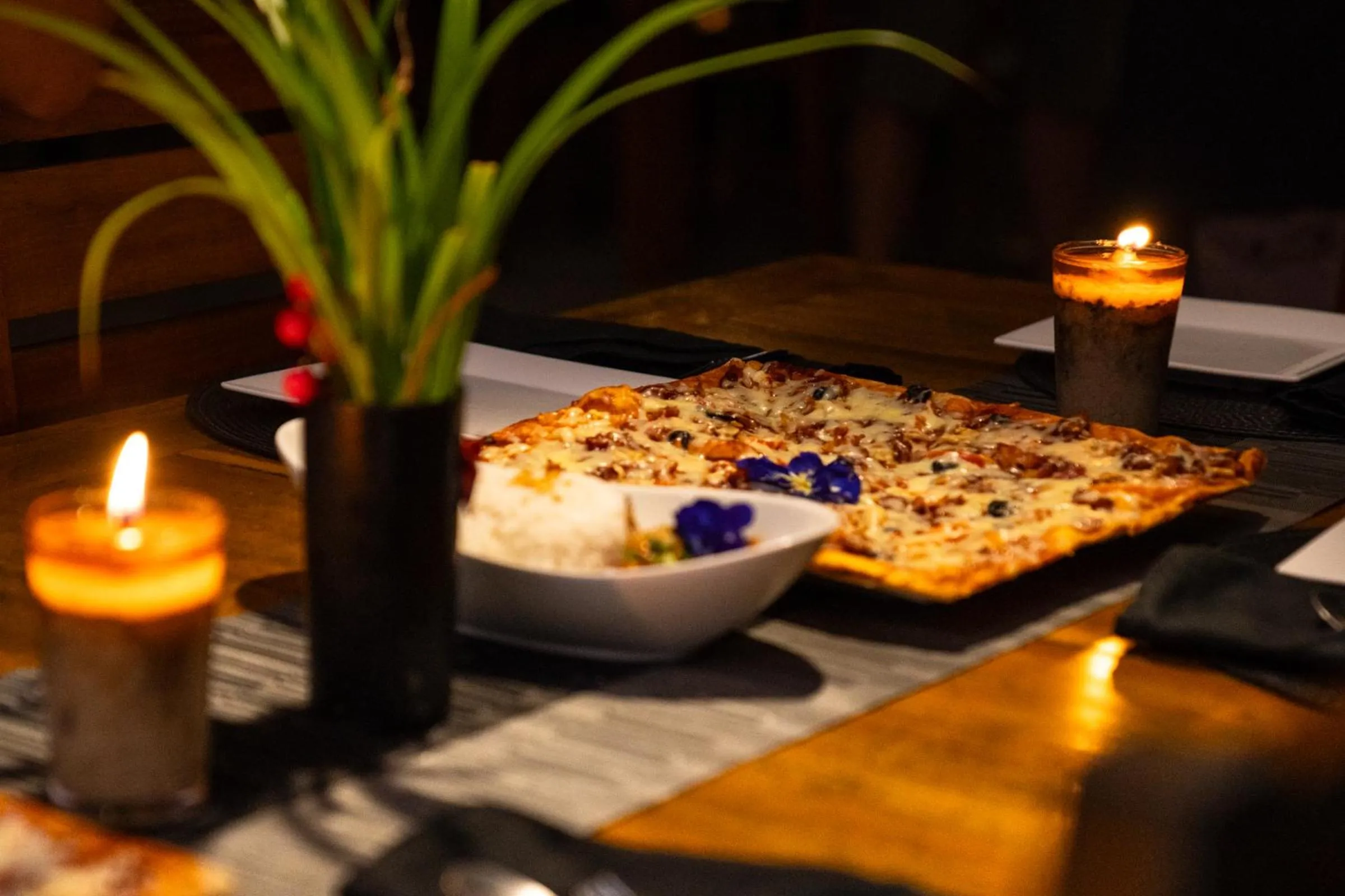 Dinner in Bamboo Surf Beach