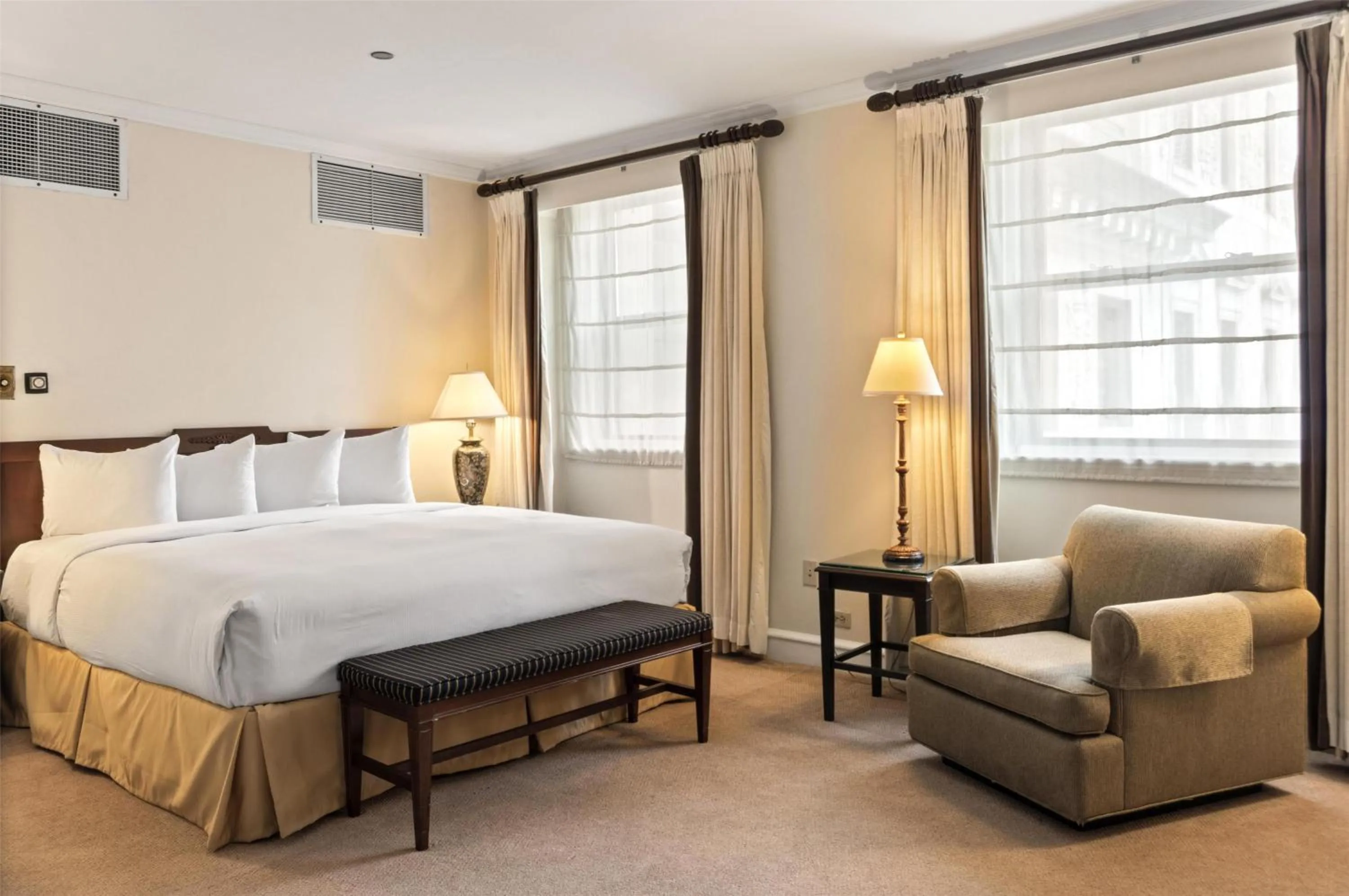 Bed in The Drake Hotel