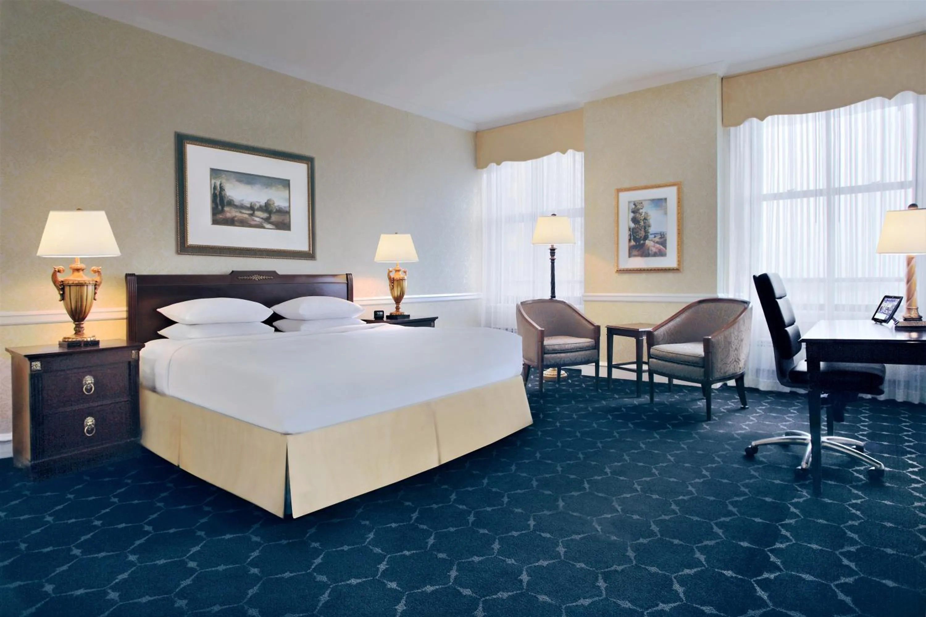 Bed in The Drake Hotel