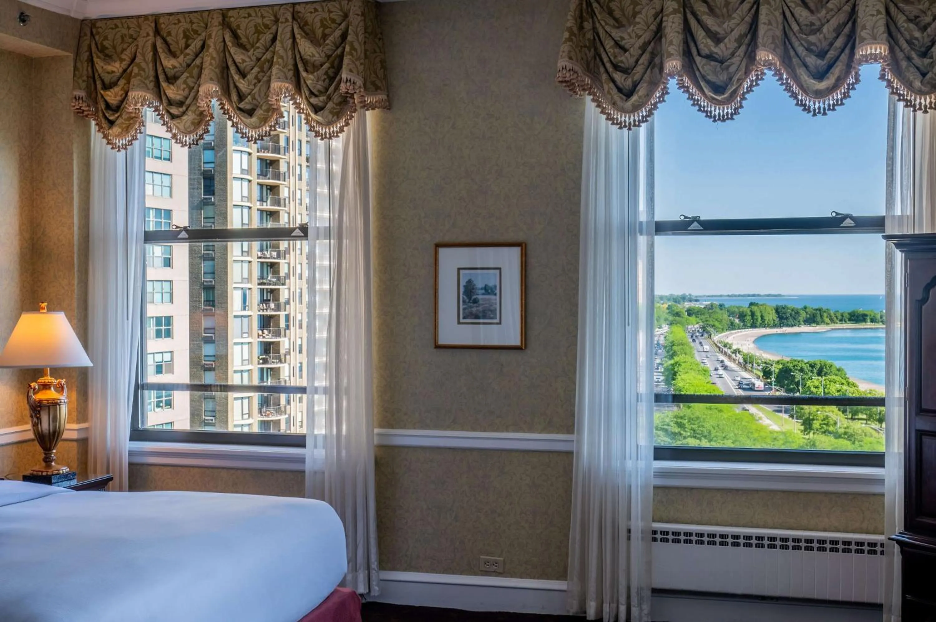 Bed in The Drake Hotel