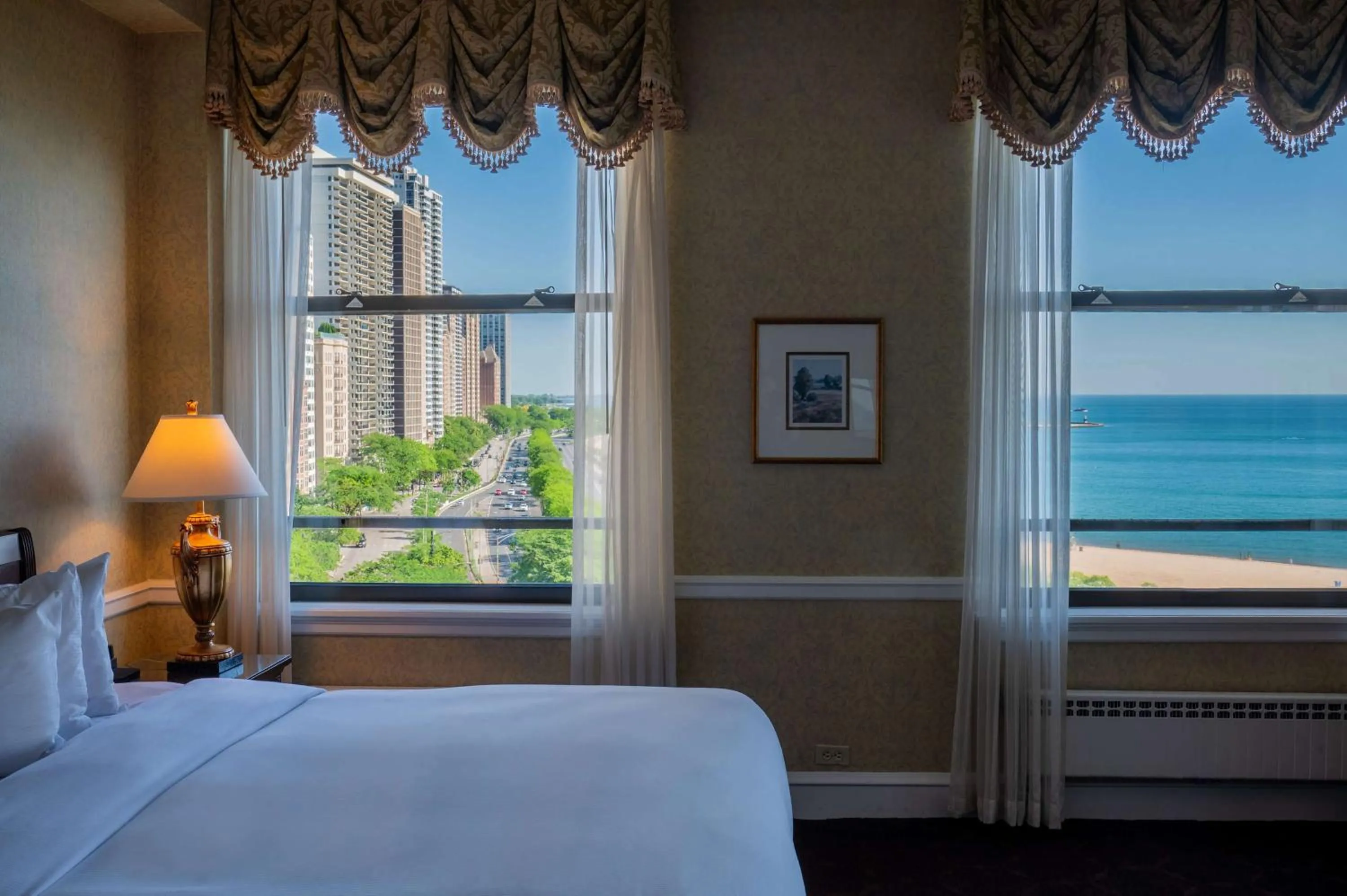 Bed in The Drake Hotel