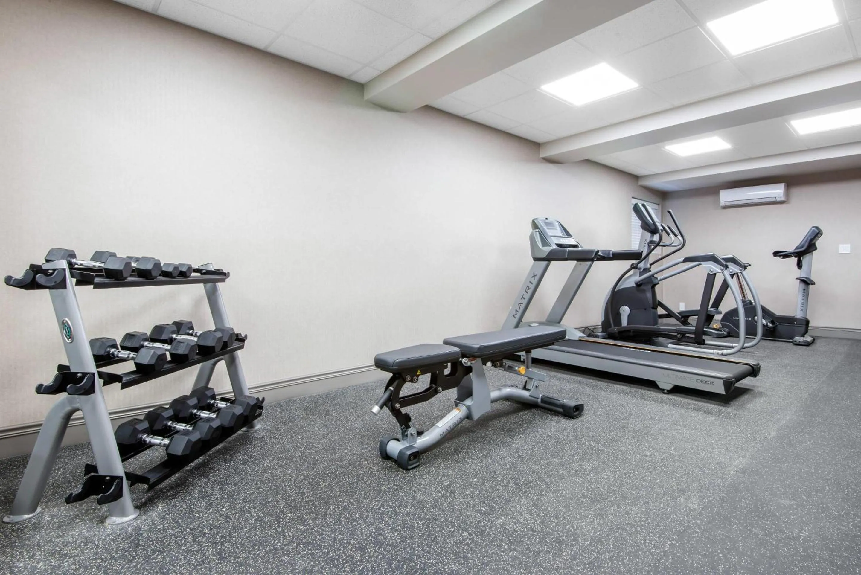 Fitness centre/facilities in The Champlain Waterfront Hotel, an Ascend Collection Hotel