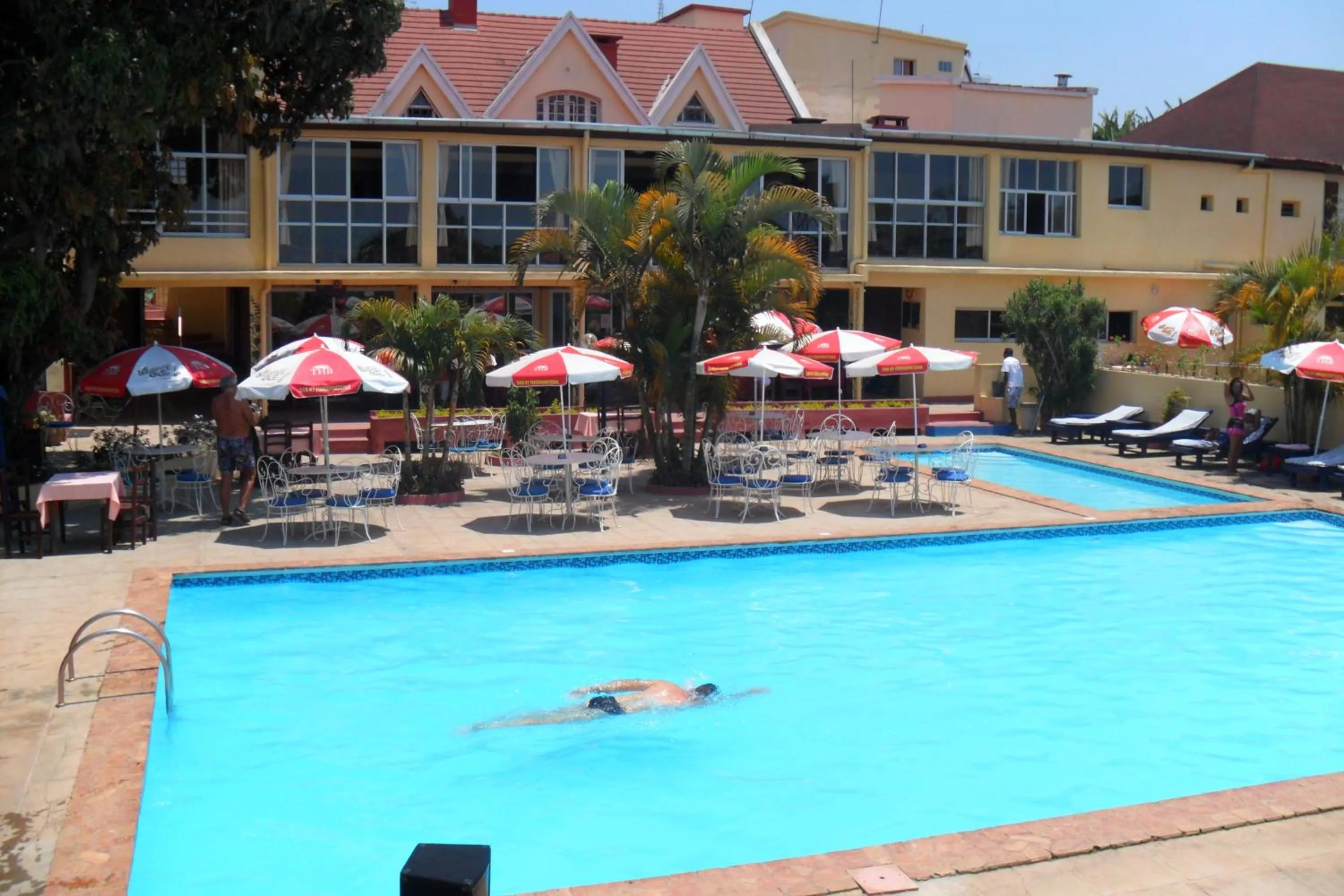Pool view in Hôtel - Appartement meublé " LES FLOTS BLEU "