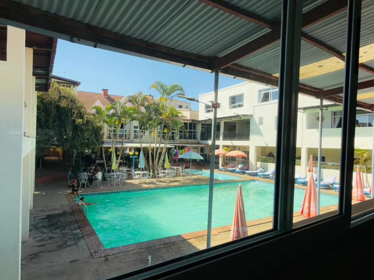 Pool view in Hôtel - Appartement meublé " LES FLOTS BLEU "