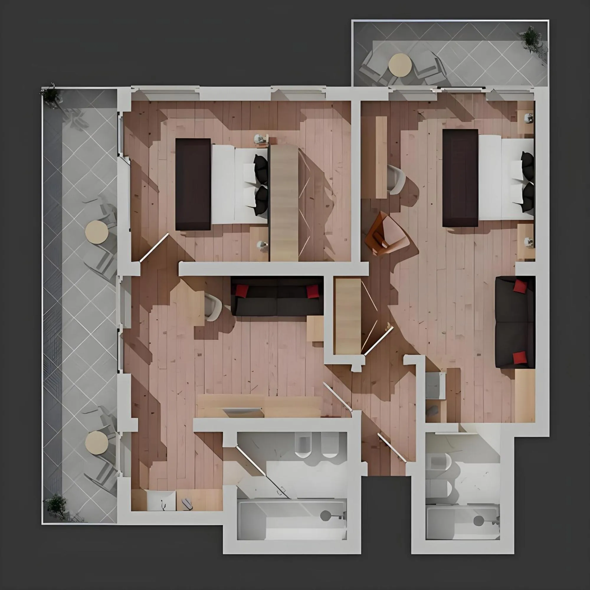 Floor plan in Freina Mountain Lifestyle Hotel