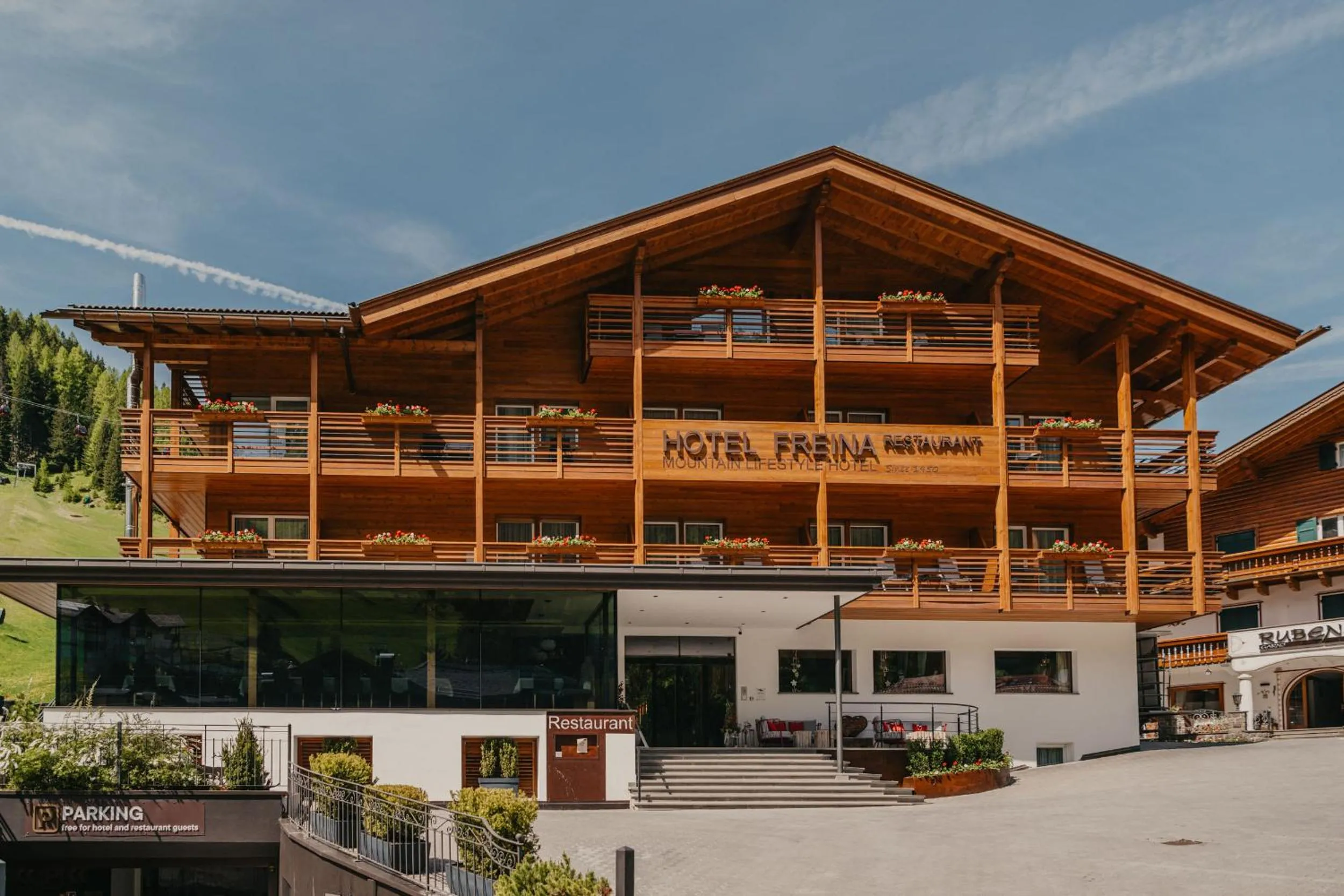 Facade/entrance in Freina Mountain Lifestyle Hotel