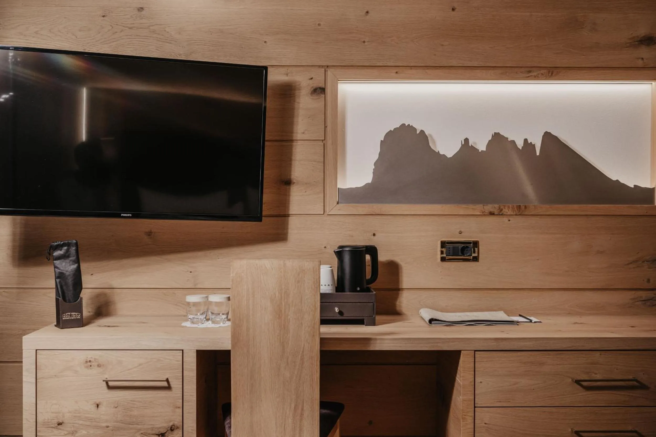 TV and multimedia in Freina Mountain Lifestyle Hotel