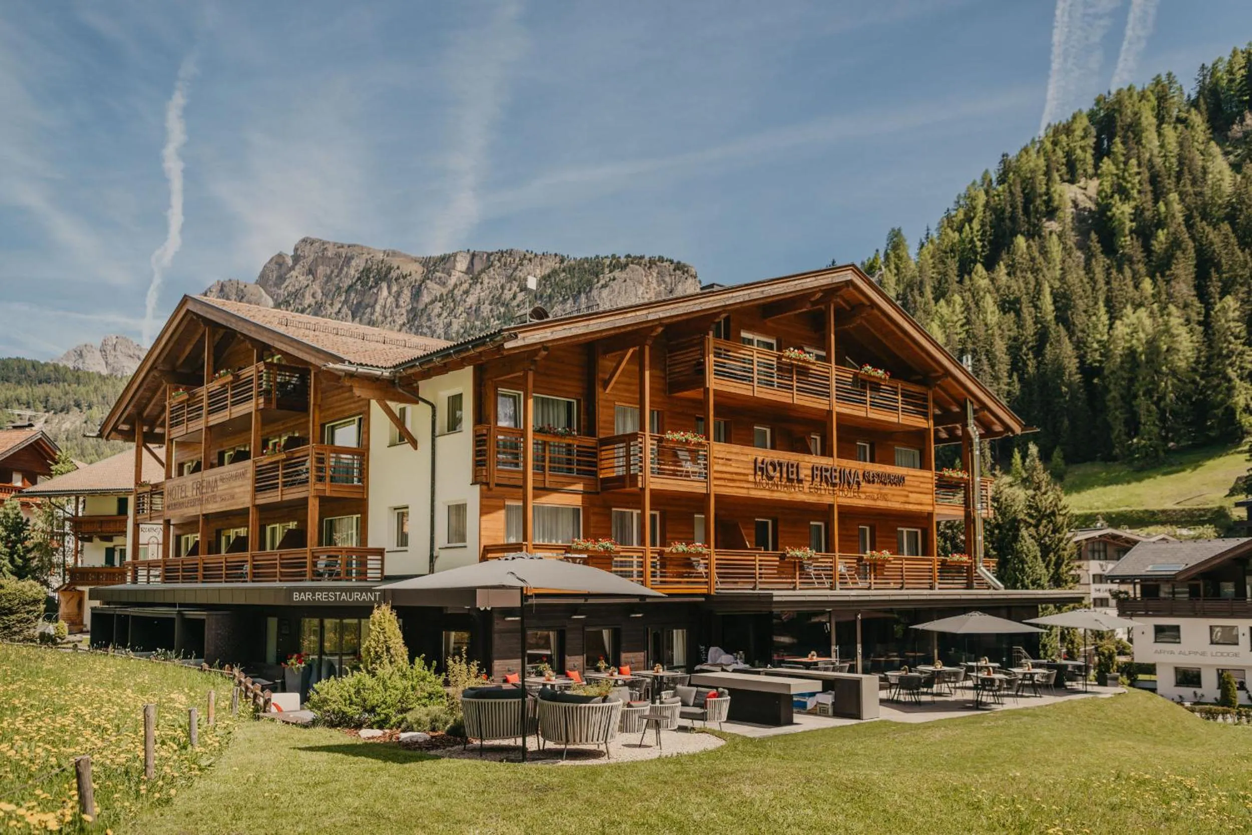 Property building in Freina Mountain Lifestyle Hotel