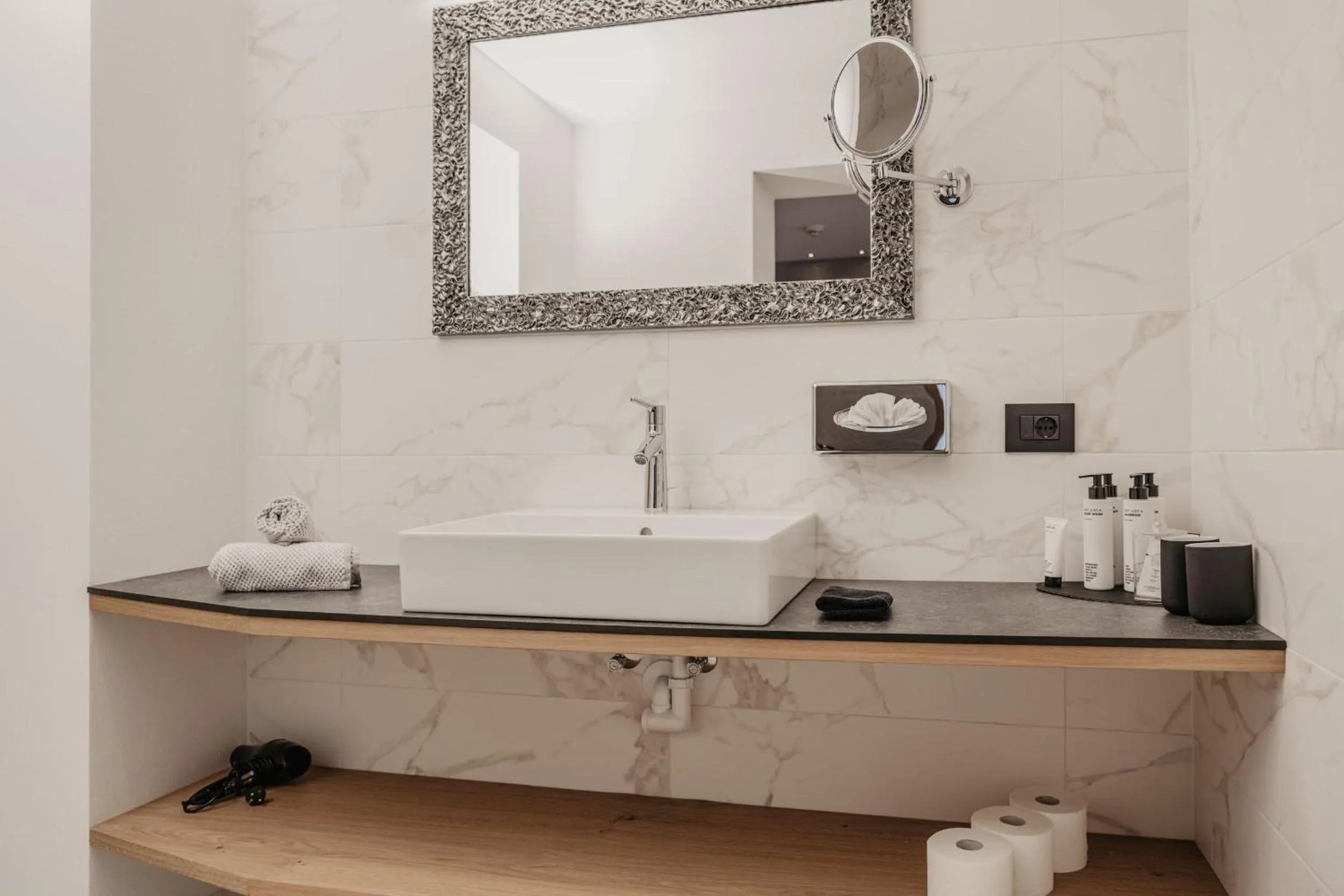 Bathroom in Freina Mountain Lifestyle Hotel