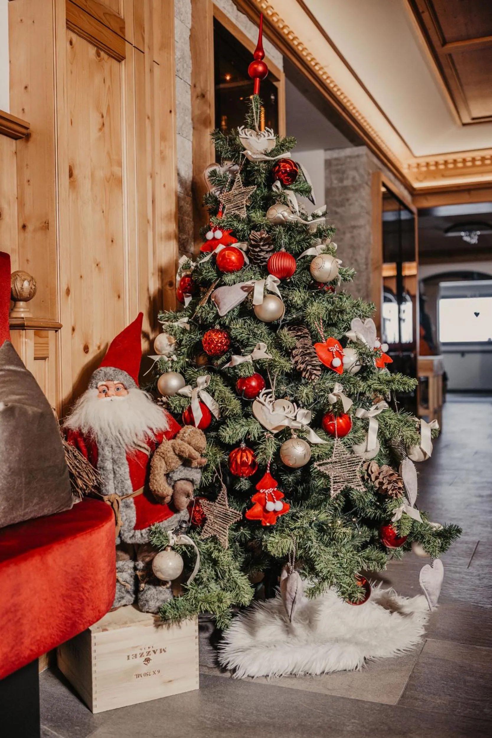 Decorative detail in Freina Mountain Lifestyle Hotel