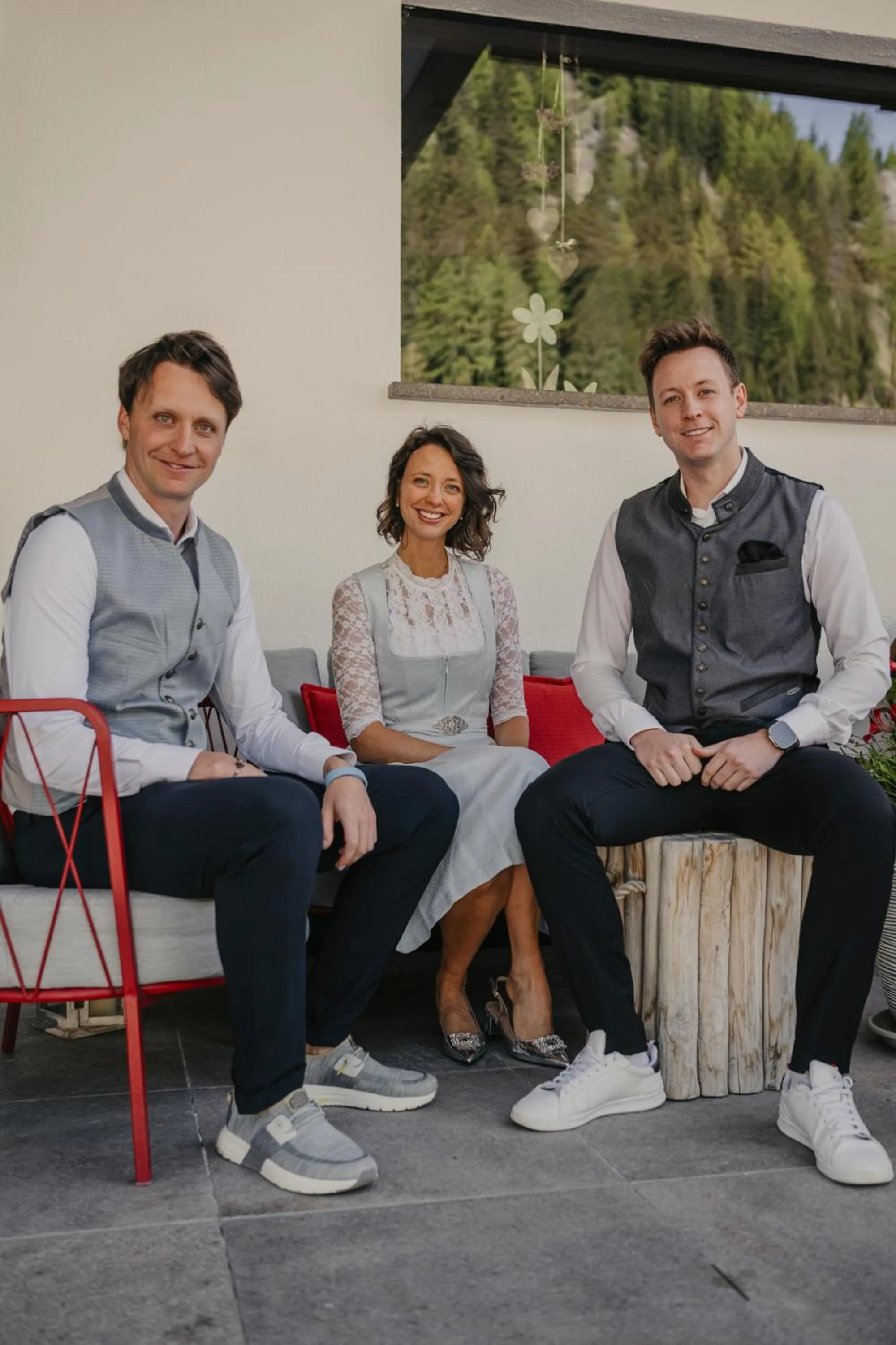 Family in Freina Mountain Lifestyle Hotel