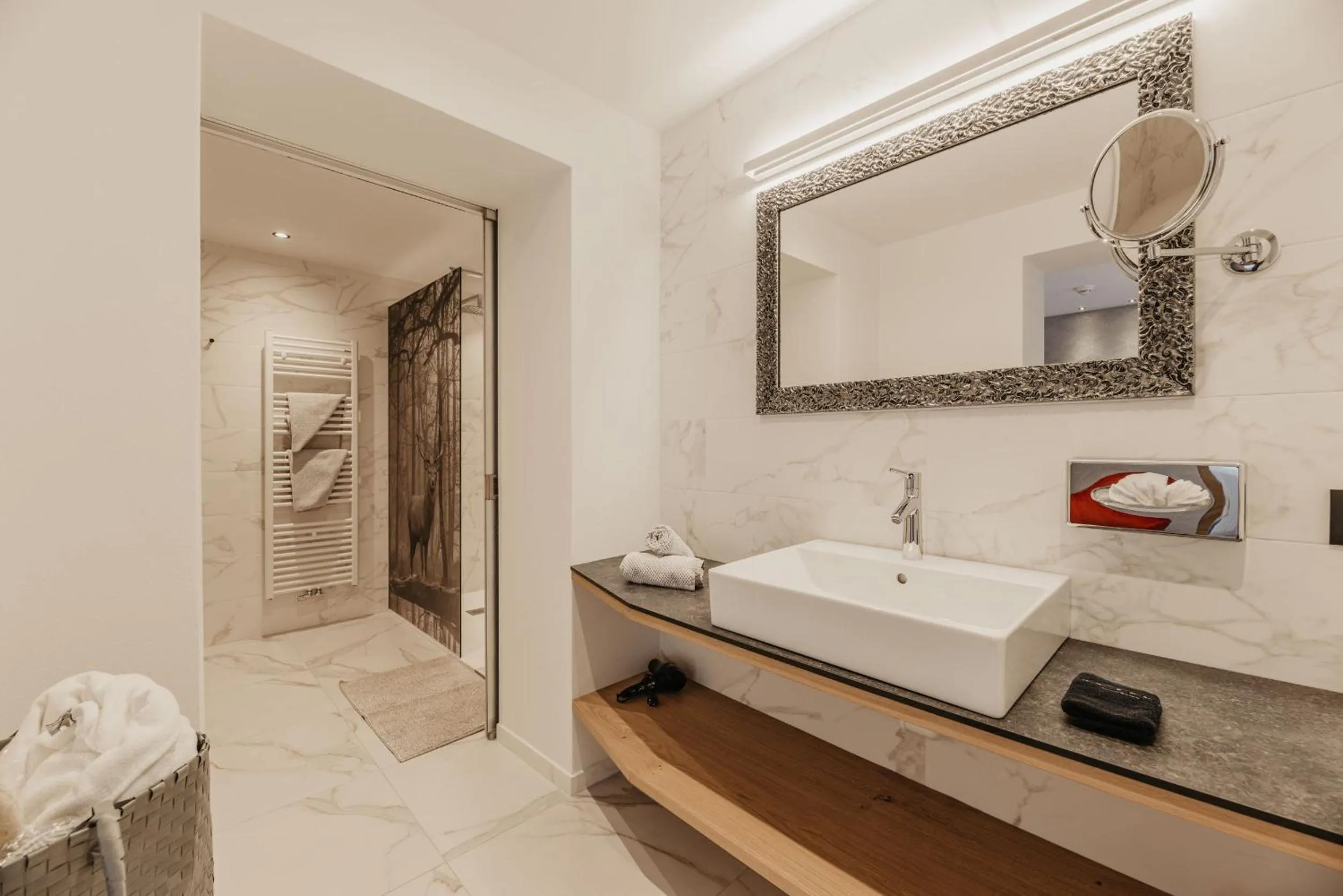 Bathroom in Freina Mountain Lifestyle Hotel