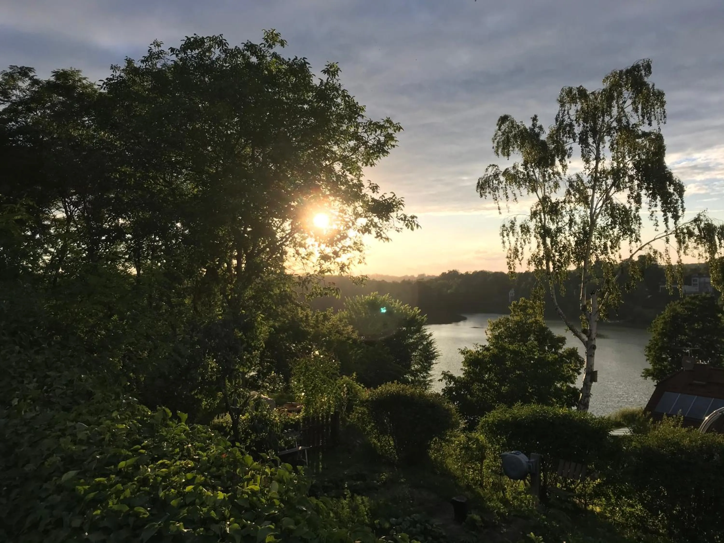 Garden view in Bellevue Gastgeberei