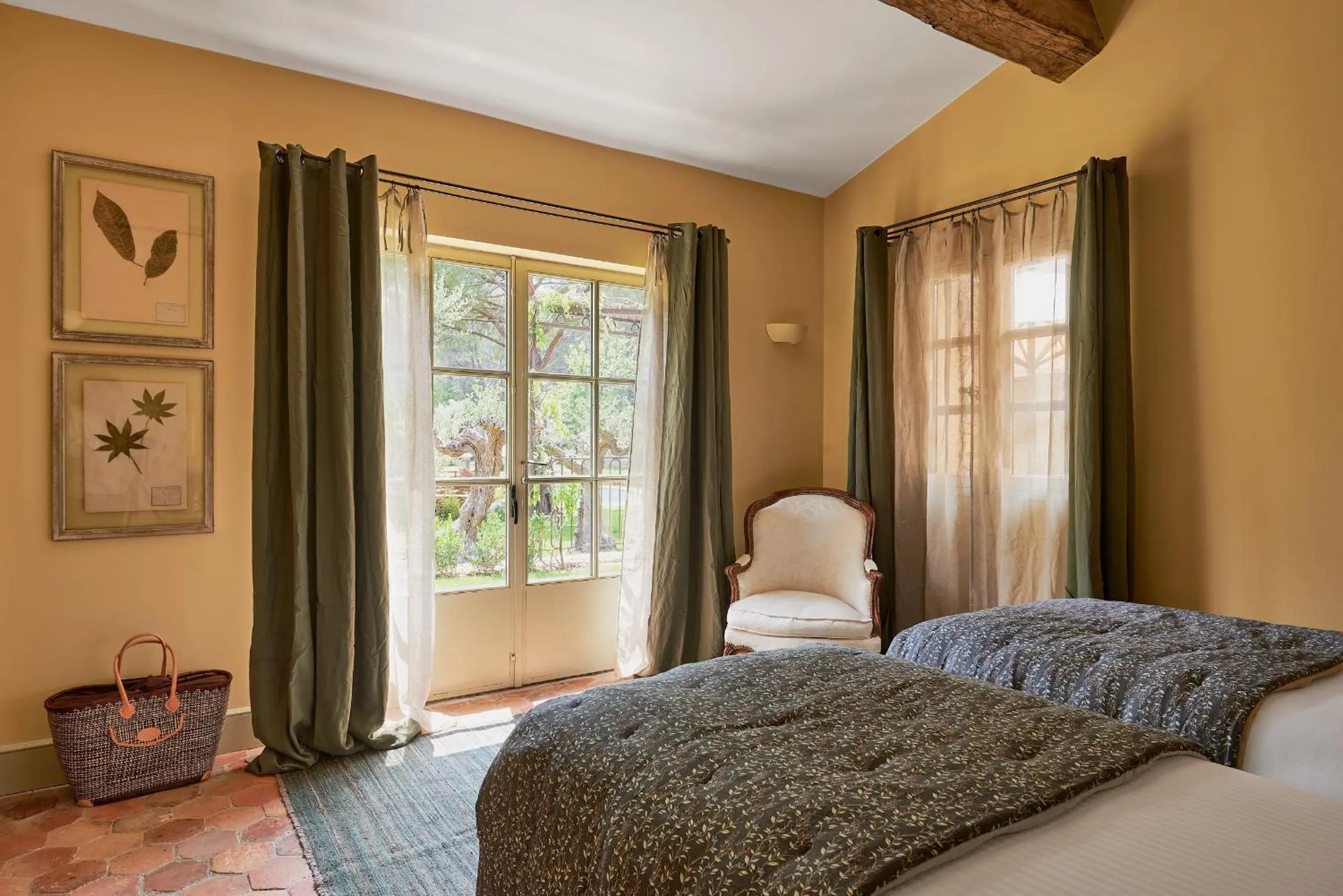 Bed in Château de Berne