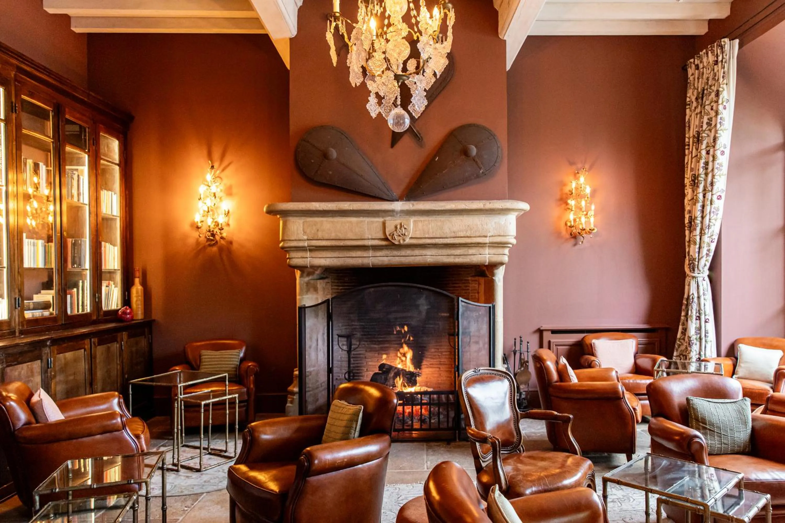 Lounge or bar in Château de Berne