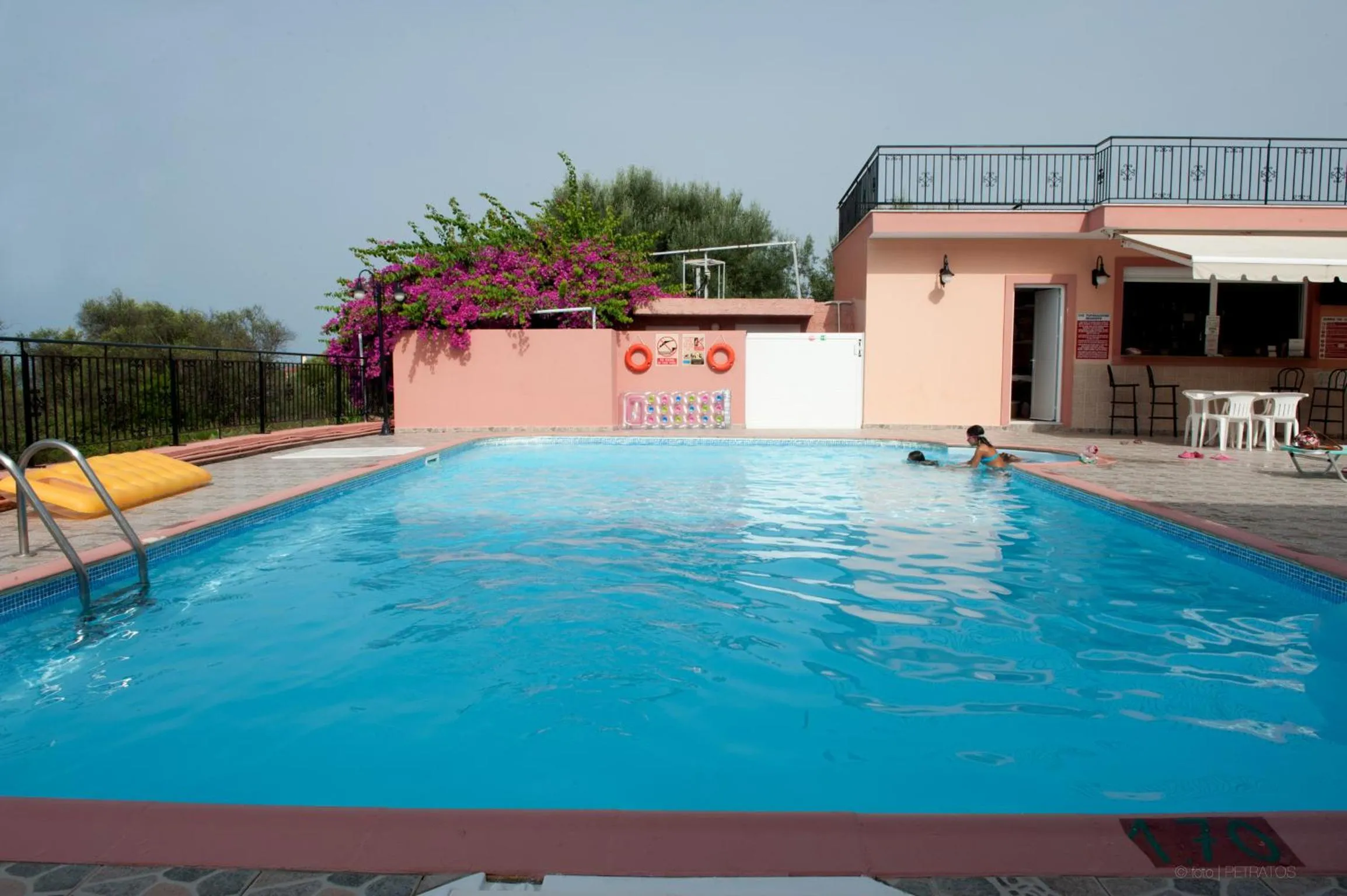 Pool view in Paradise Studios