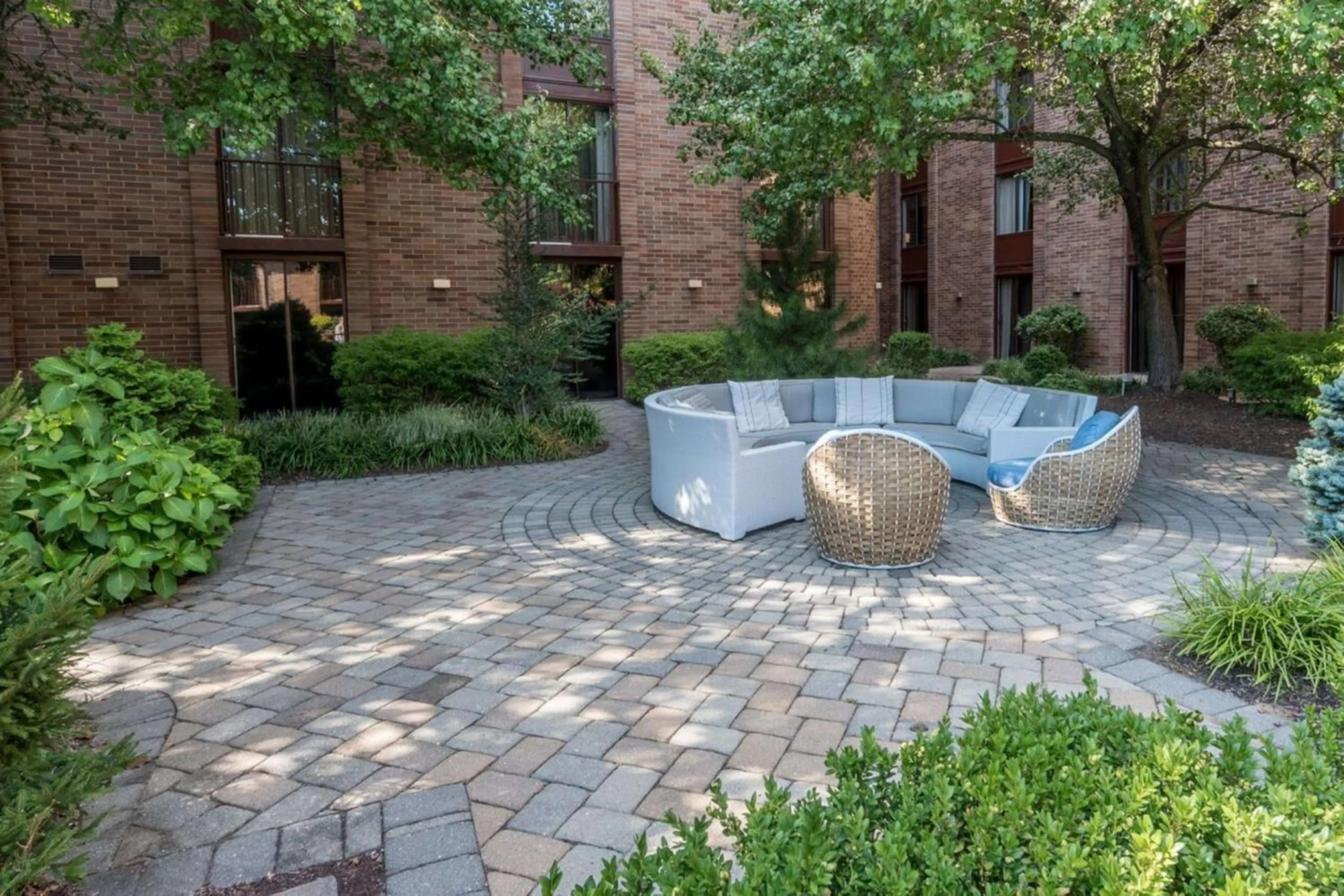 Pool view in Hilton Parsippany