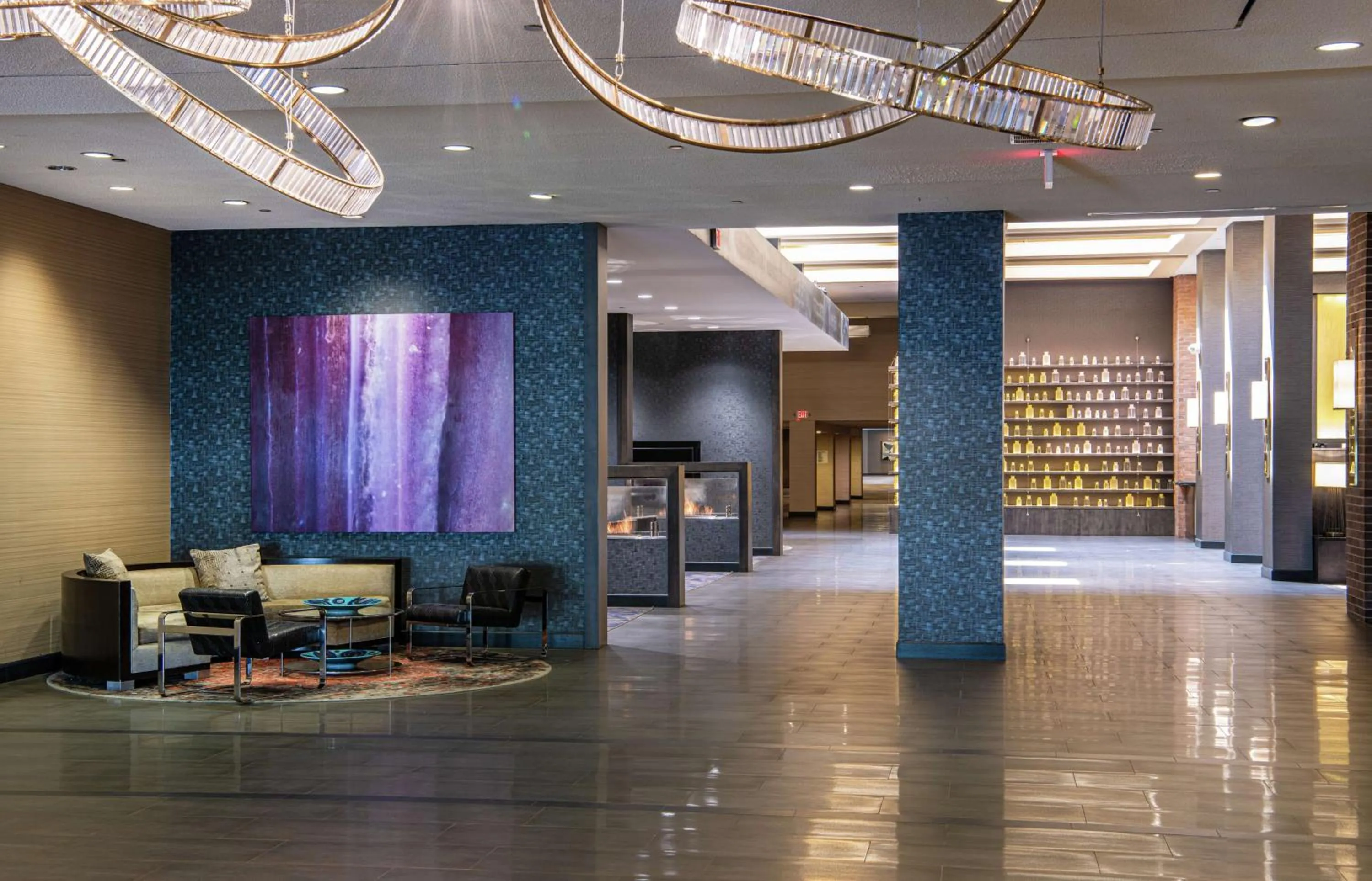Lobby or reception in Hilton Parsippany