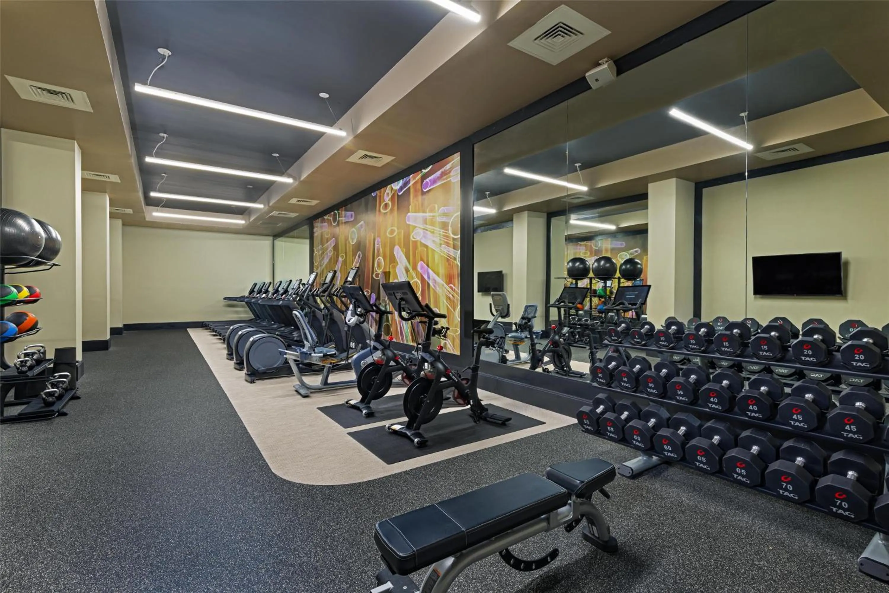 Fitness centre/facilities in Hilton Parsippany