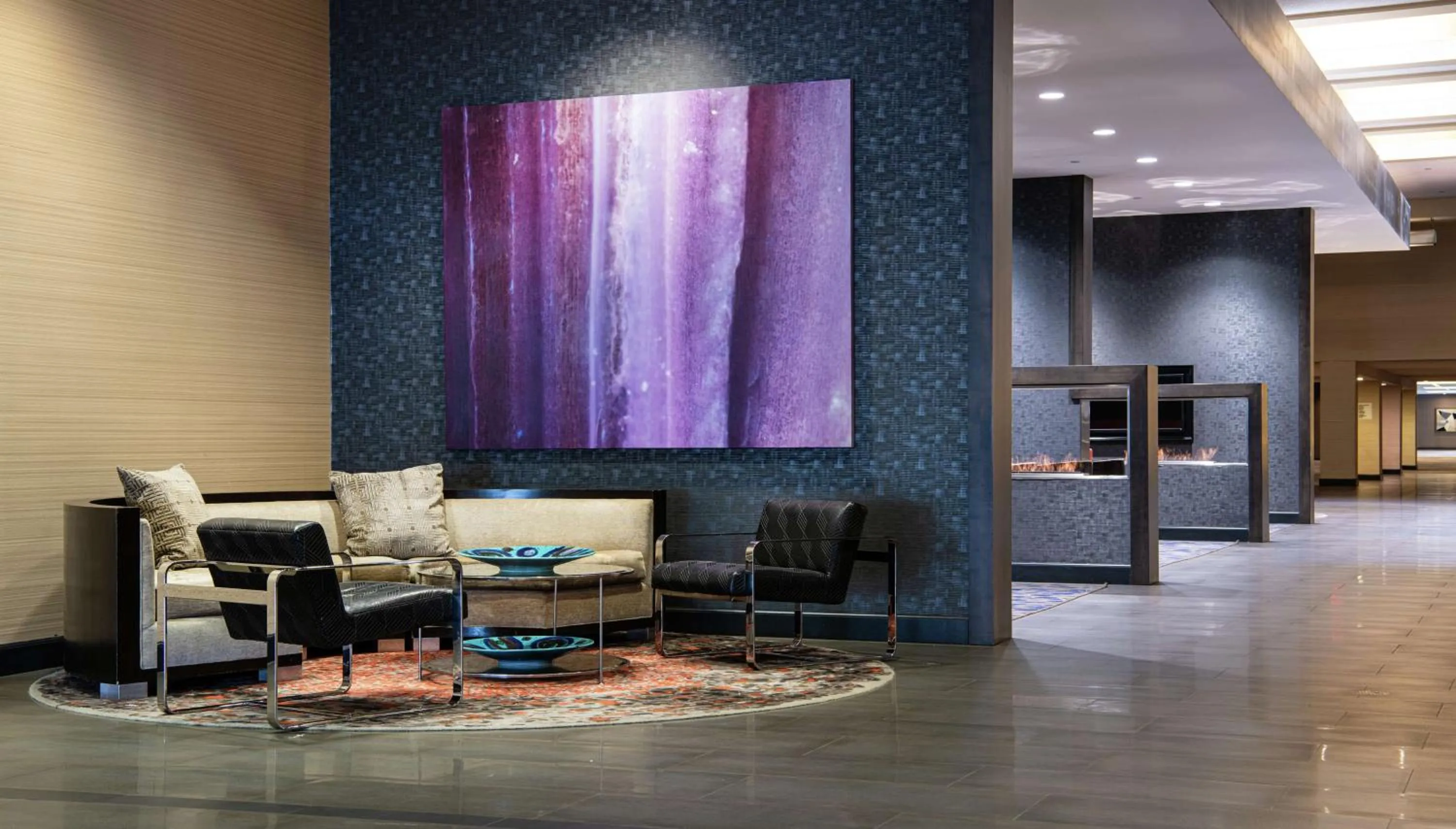 Lobby or reception in Hilton Parsippany