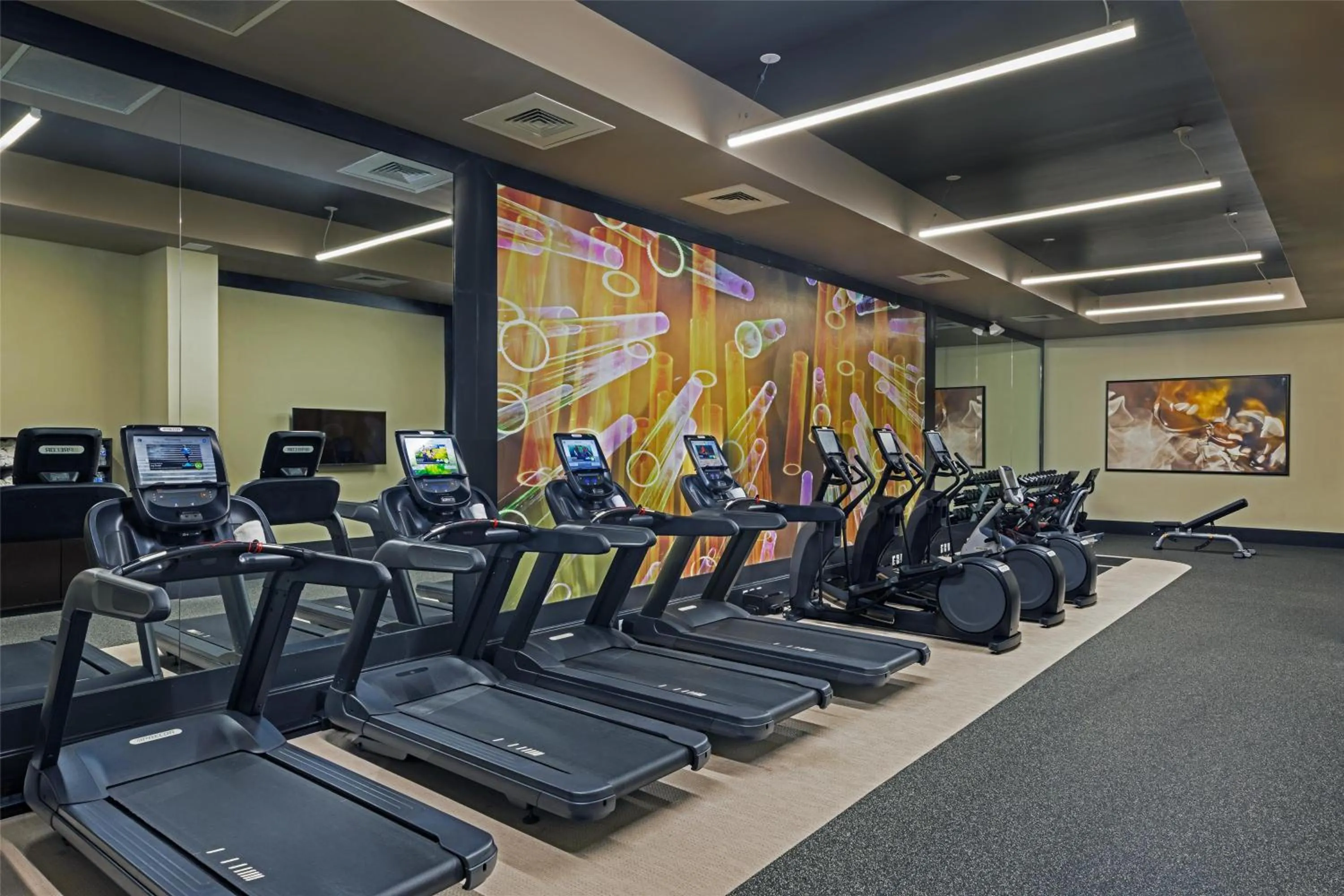 Fitness centre/facilities in Hilton Parsippany