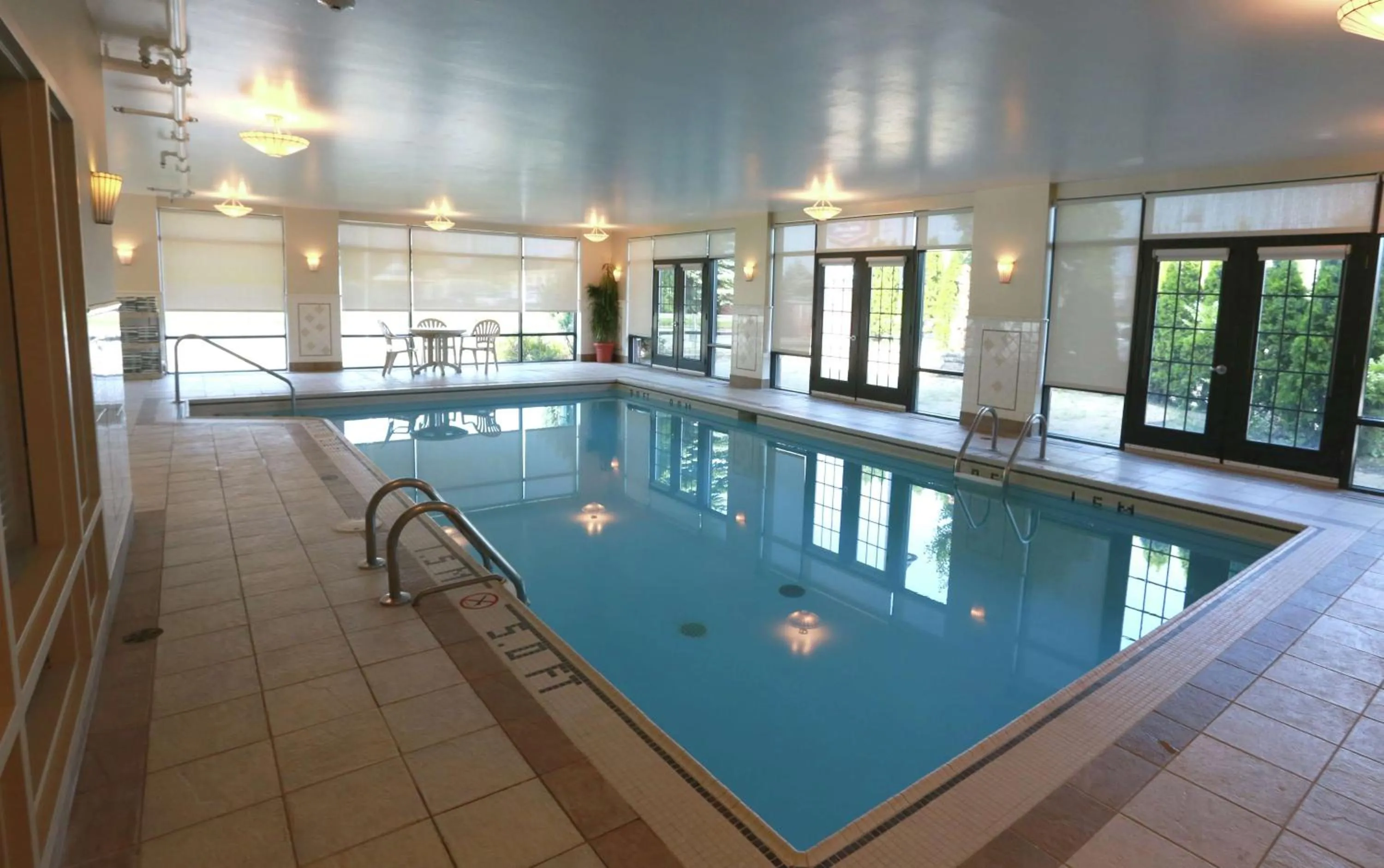 Pool view in Hampton Inn & Suites Laval