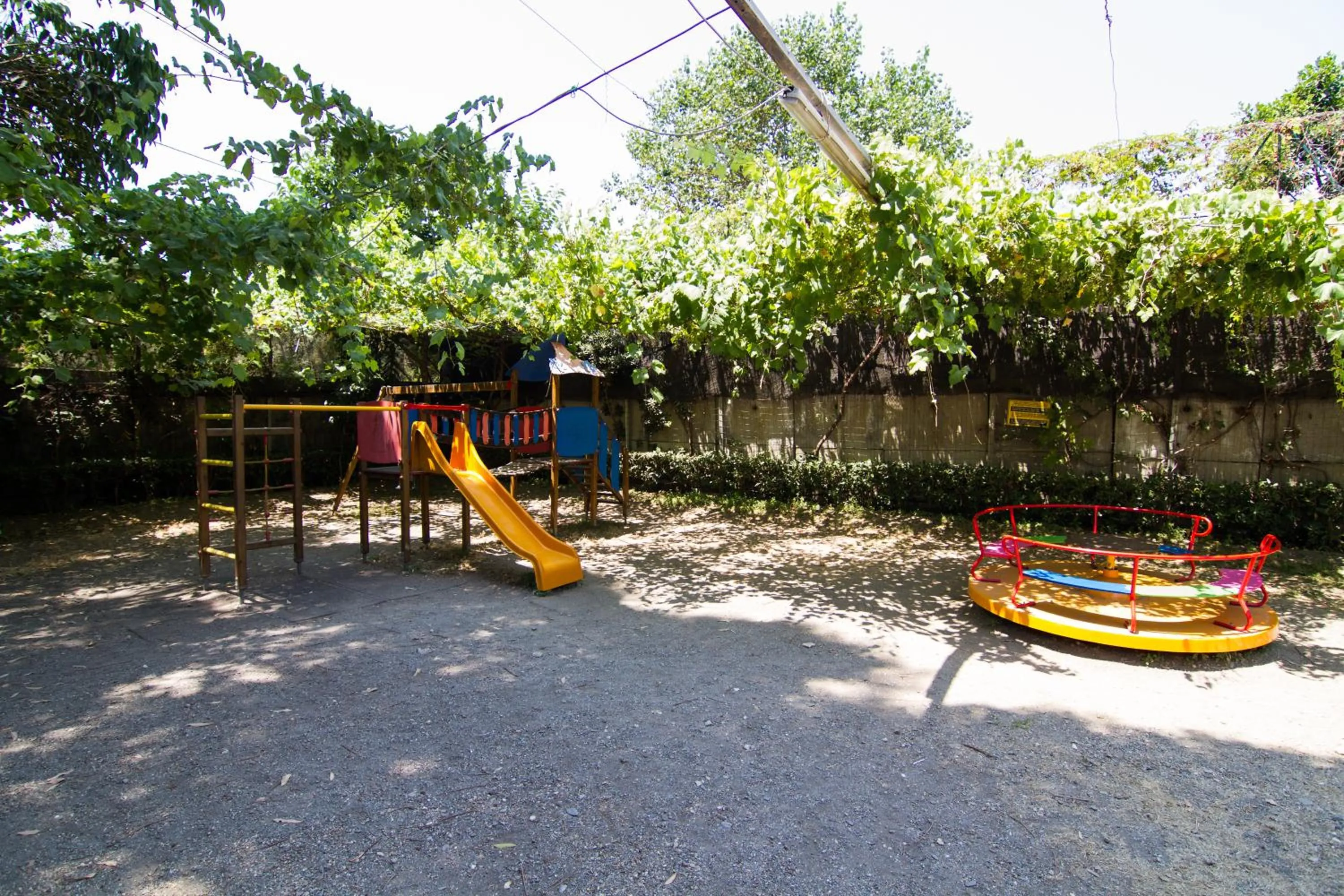 Children play ground in Camping La Focetta Sicula