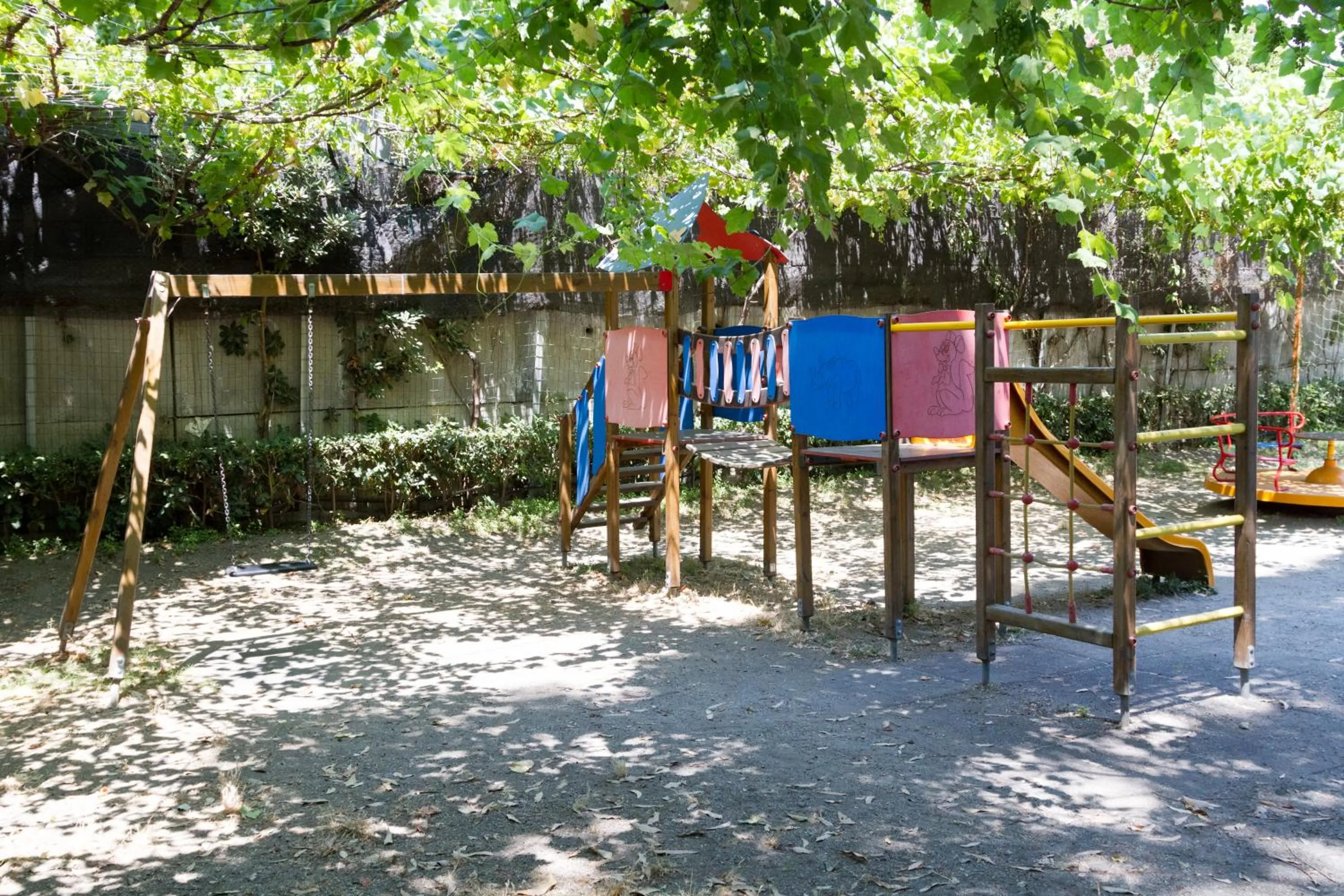 Children play ground in Camping La Focetta Sicula